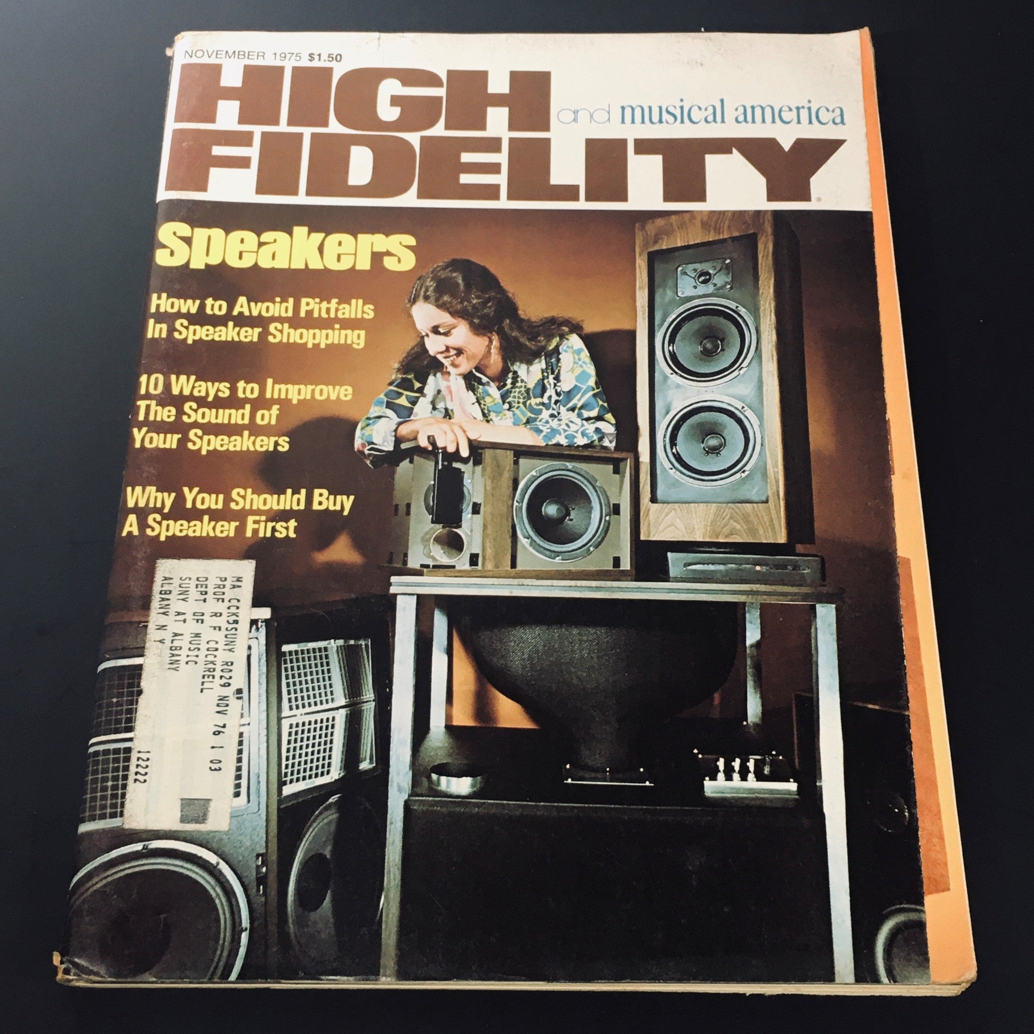 VTG High Fidelity Magazine November 1975 - Avoid Pitfalls in Speaker Shopping