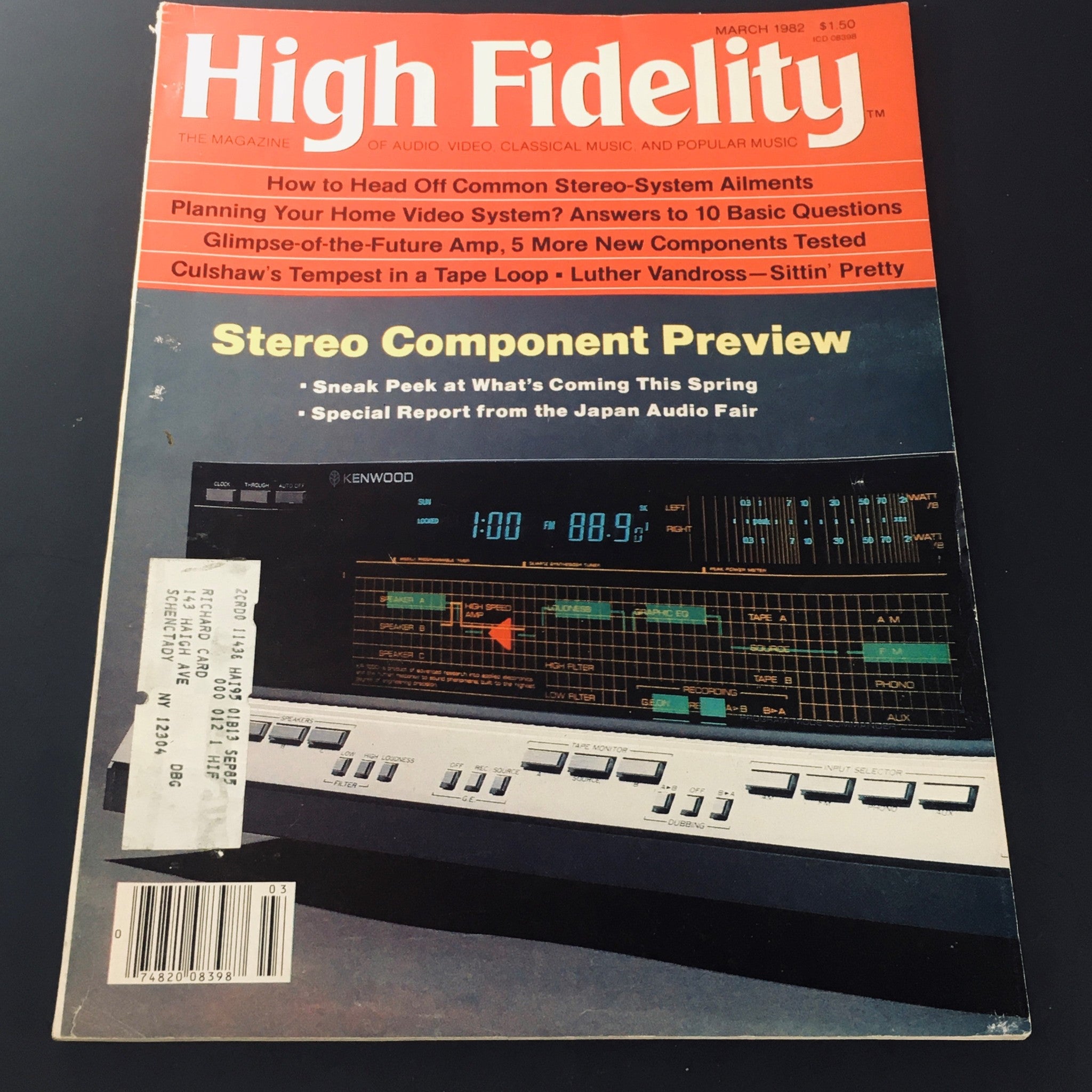 VTG High Fidelity Magazine March 1982 - Special Report from Japan Audio Fair