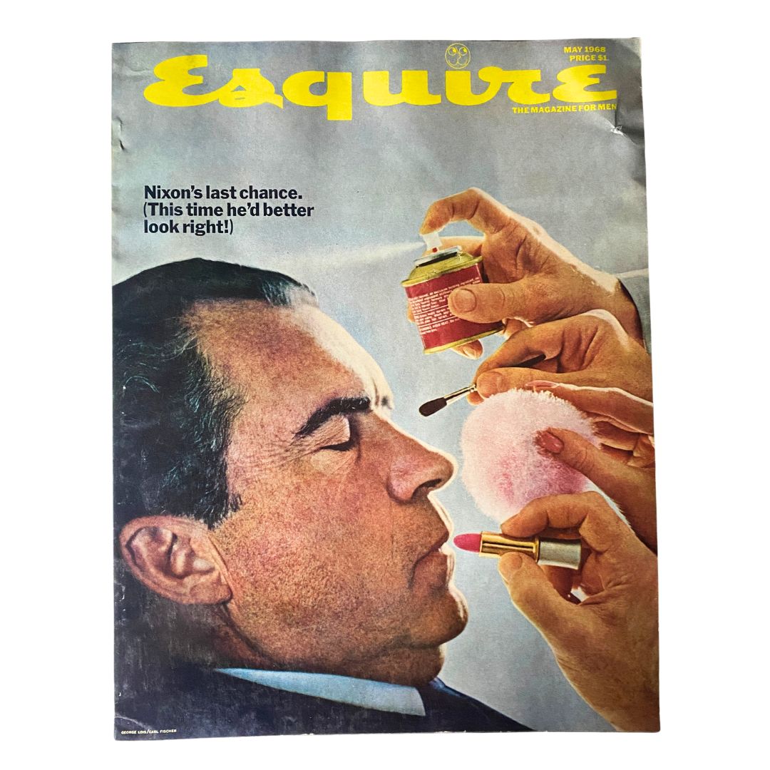 VTG Esquire Magazine May 1968 No. 414 Richard Nixon's Last Chance No Label