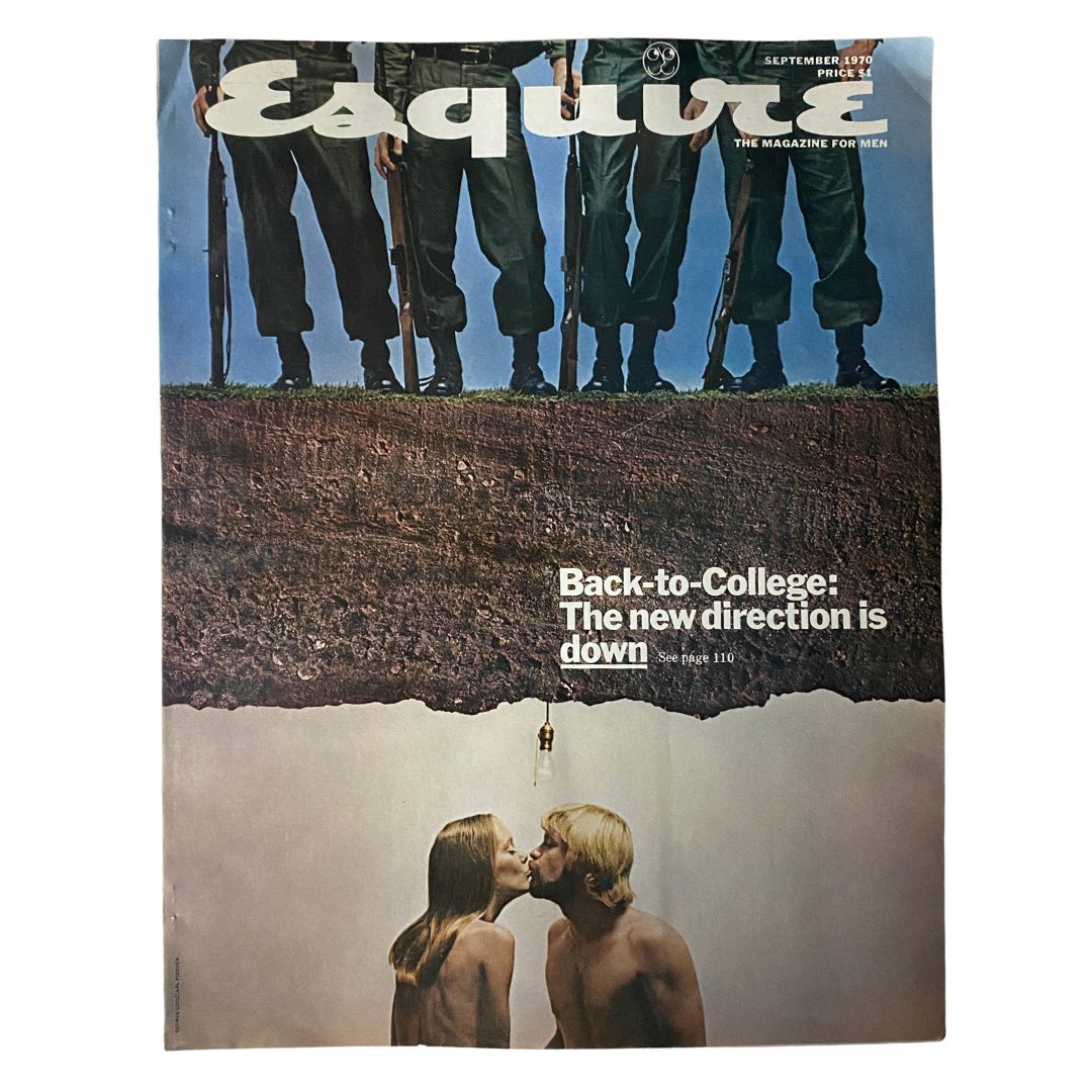 VTG Esquire Magazine September 1970 No. 442 Back-to-College No Label