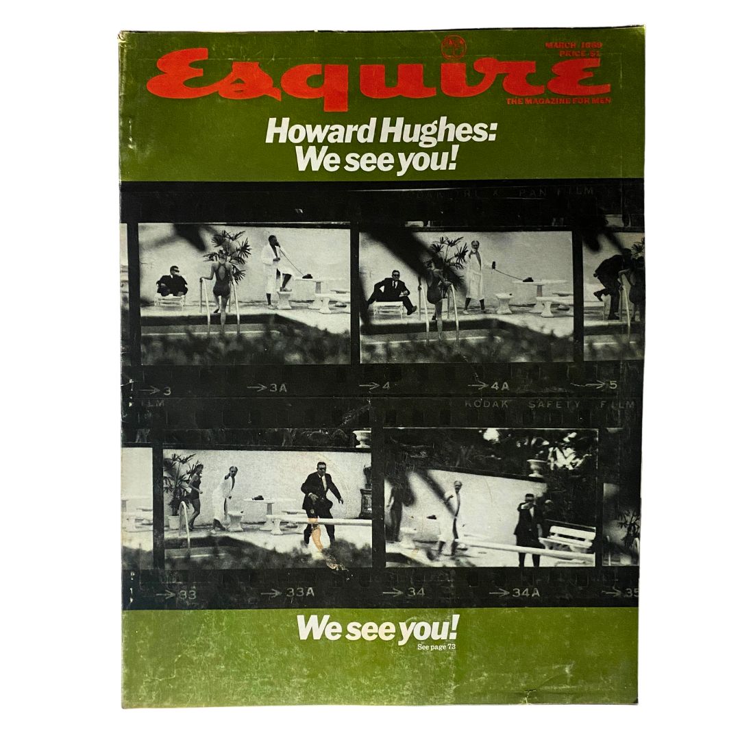 VTG Esquire Magazine March 1969 No. 424 Howard Hughes: We See You! No Label