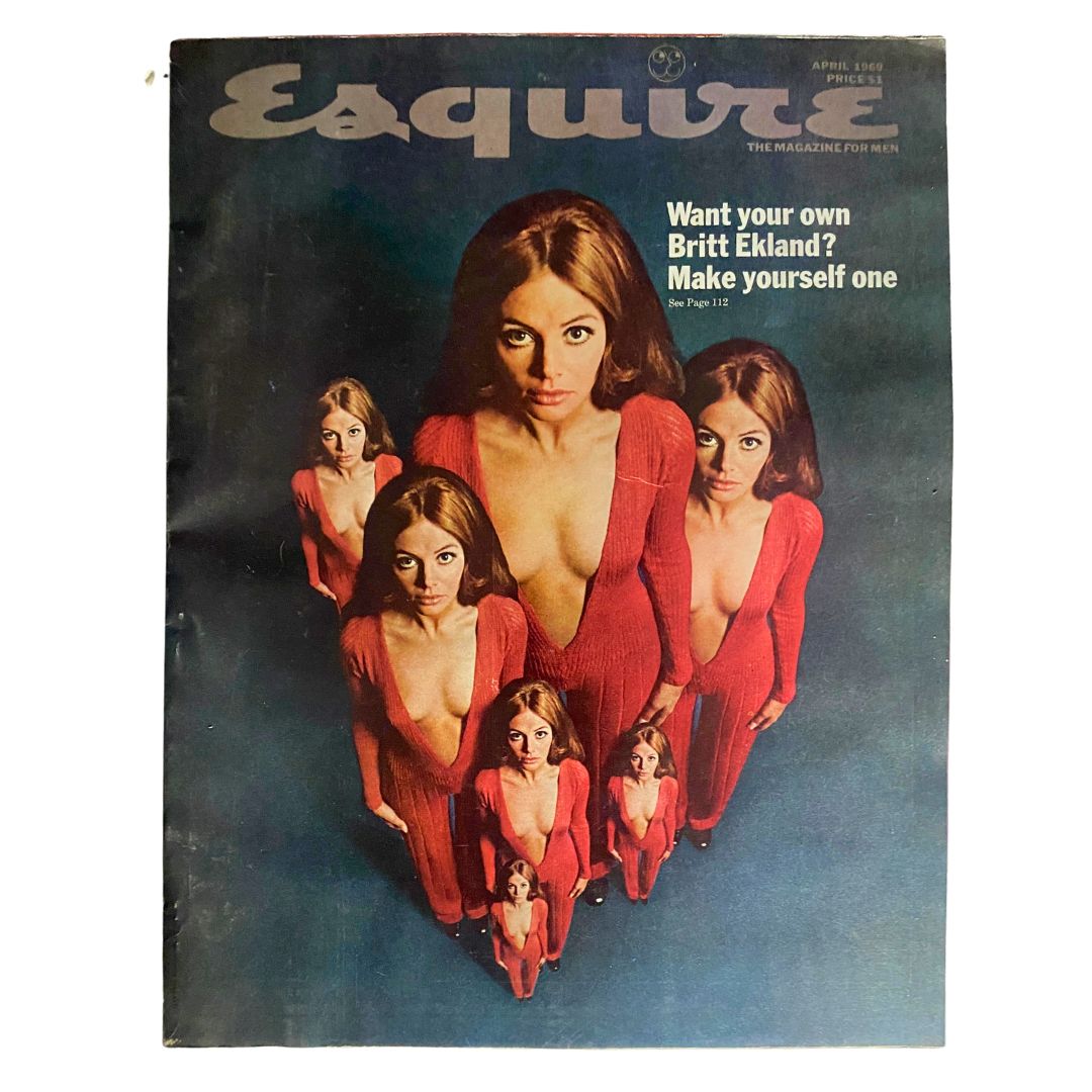 VTG Esquire Magazine April 1969 No. 425 Britt Ekland, Make Yourself One No Label