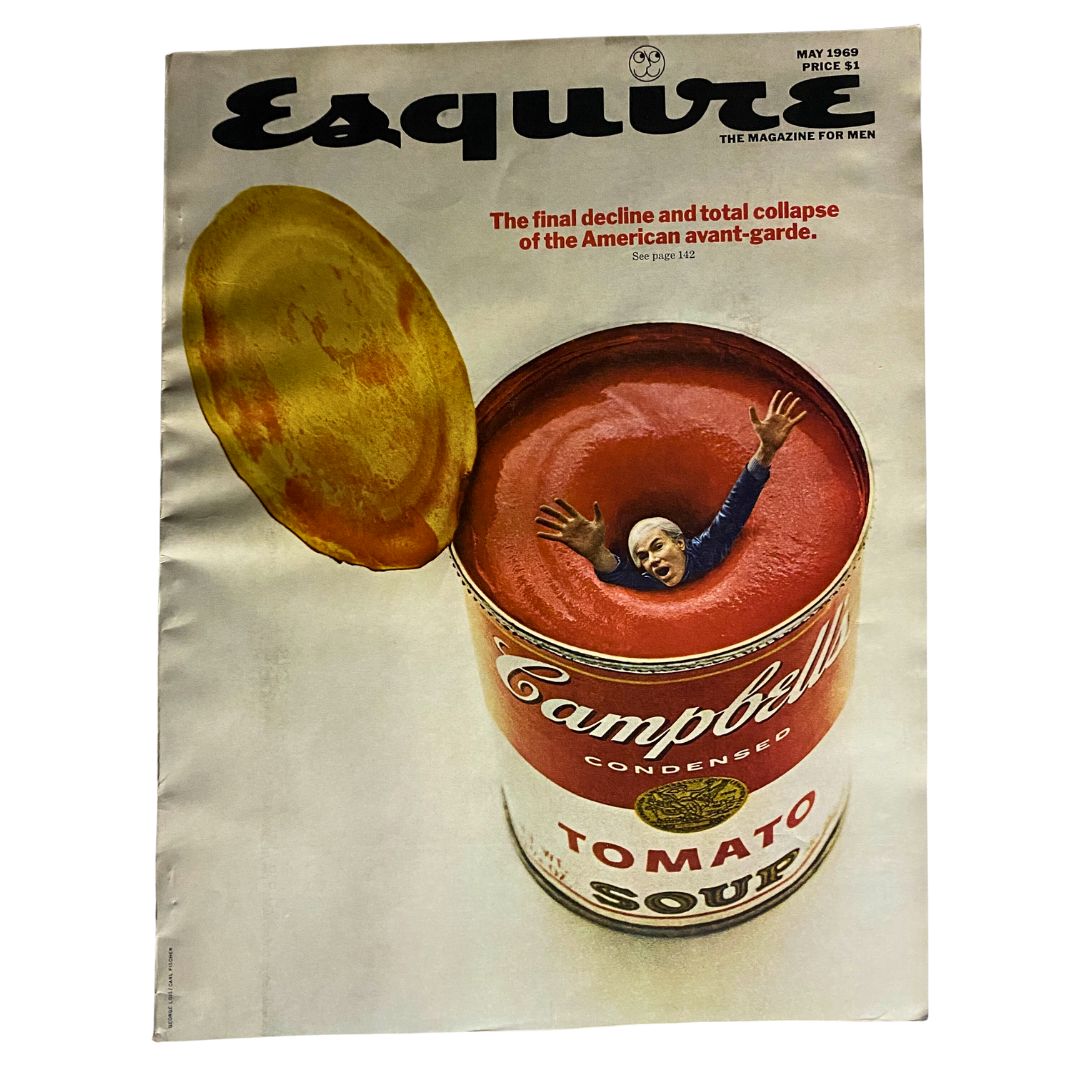 VTG Esquire Magazine May 1969 No. 426 Campbell Tomato Soup Andy Warhol