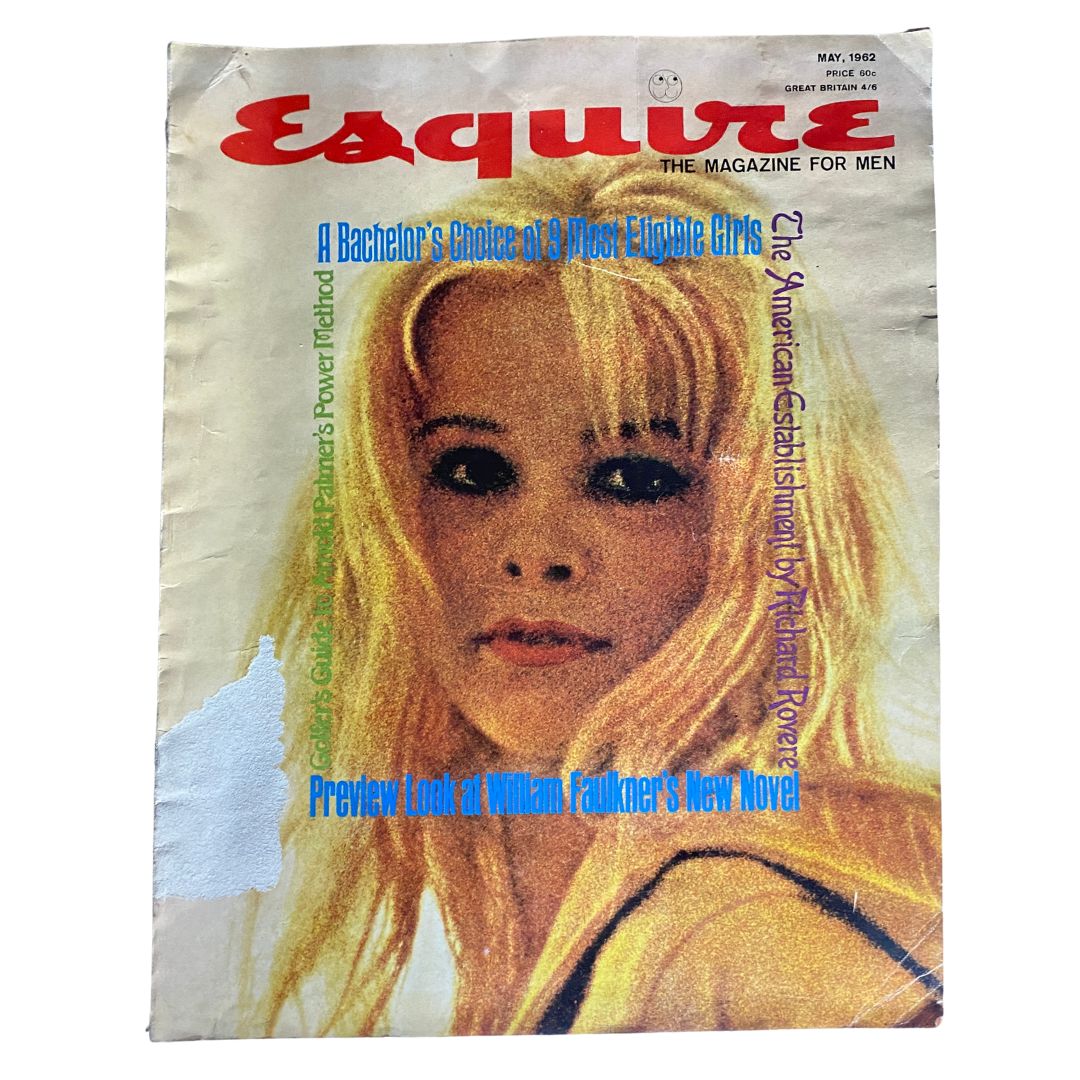 VTG Esquire Magazine May 1962 No. 342 Jennifer Billingsley No Label