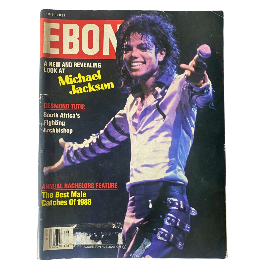 VTG Ebony Magazine June 1988 Vol 43 No. 8 Michael Jackson Cover