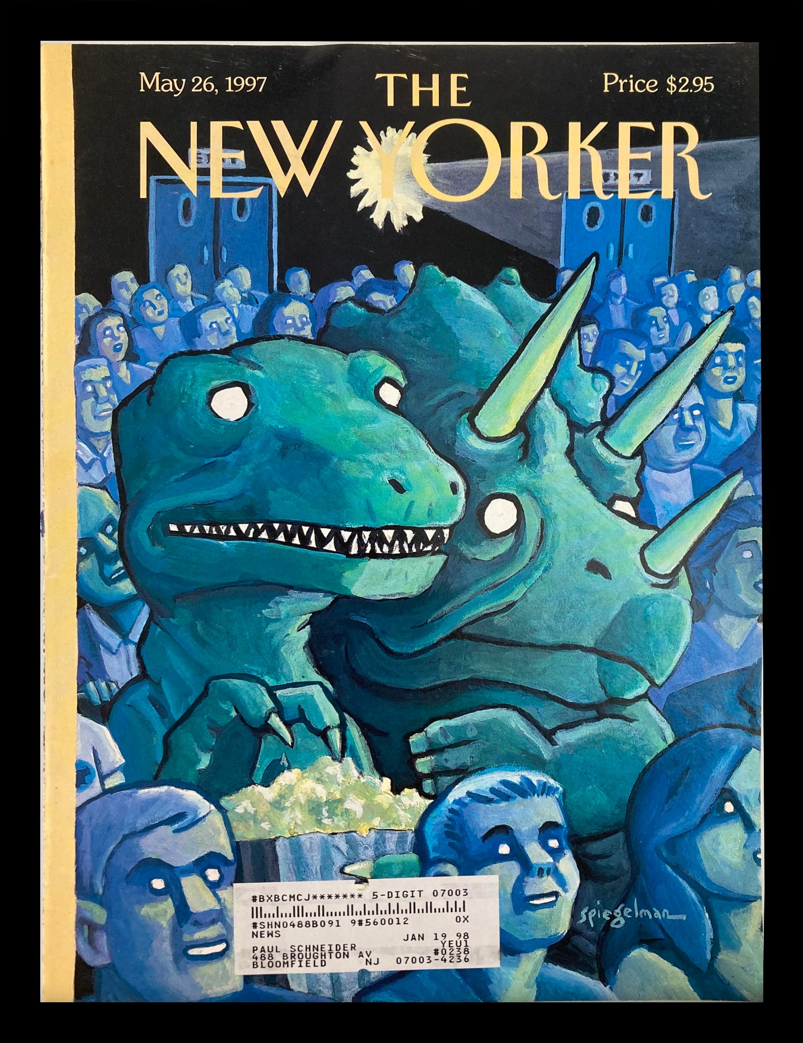 COVER ONLY The New Yorker May 26 1997 Call 911-FILM by Art Spiegelman