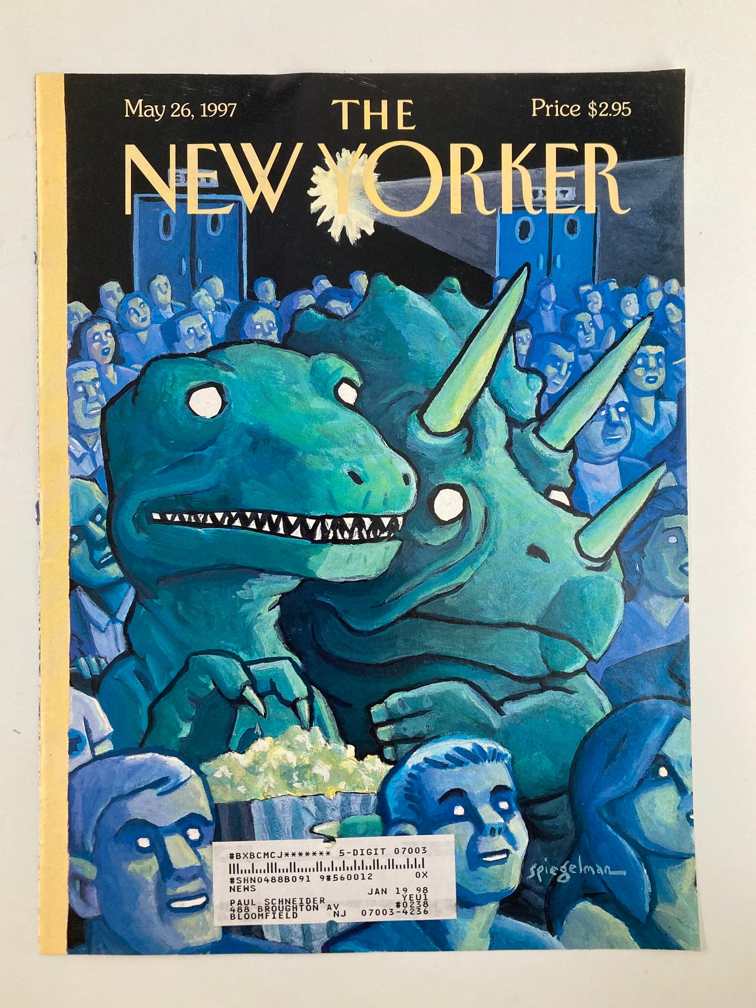 COVER ONLY The New Yorker May 26 1997 Call 911-FILM by Art Spiegelman