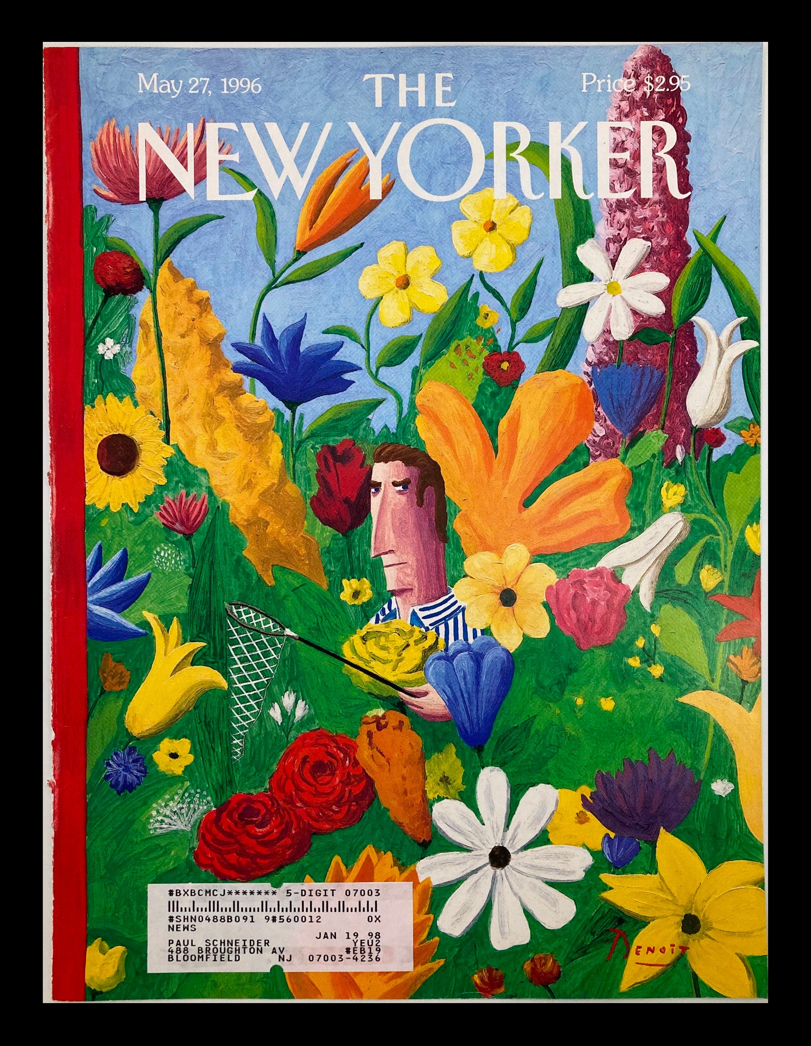 COVER ONLY The New Yorker May 27 1996 The Great Outdoors by Benoit van Innis