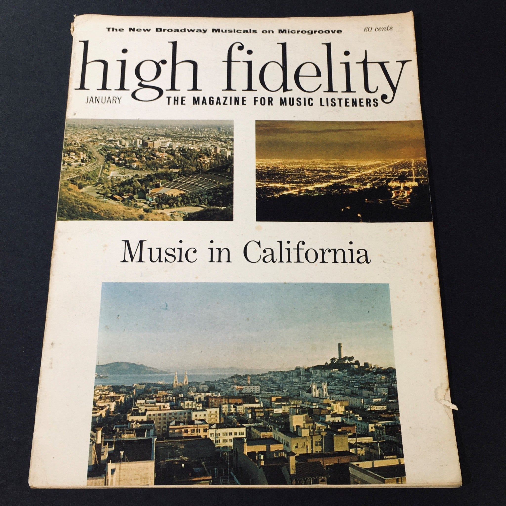 VTG High Fidelity Magazine January 1989 - Music in California / Microgroove