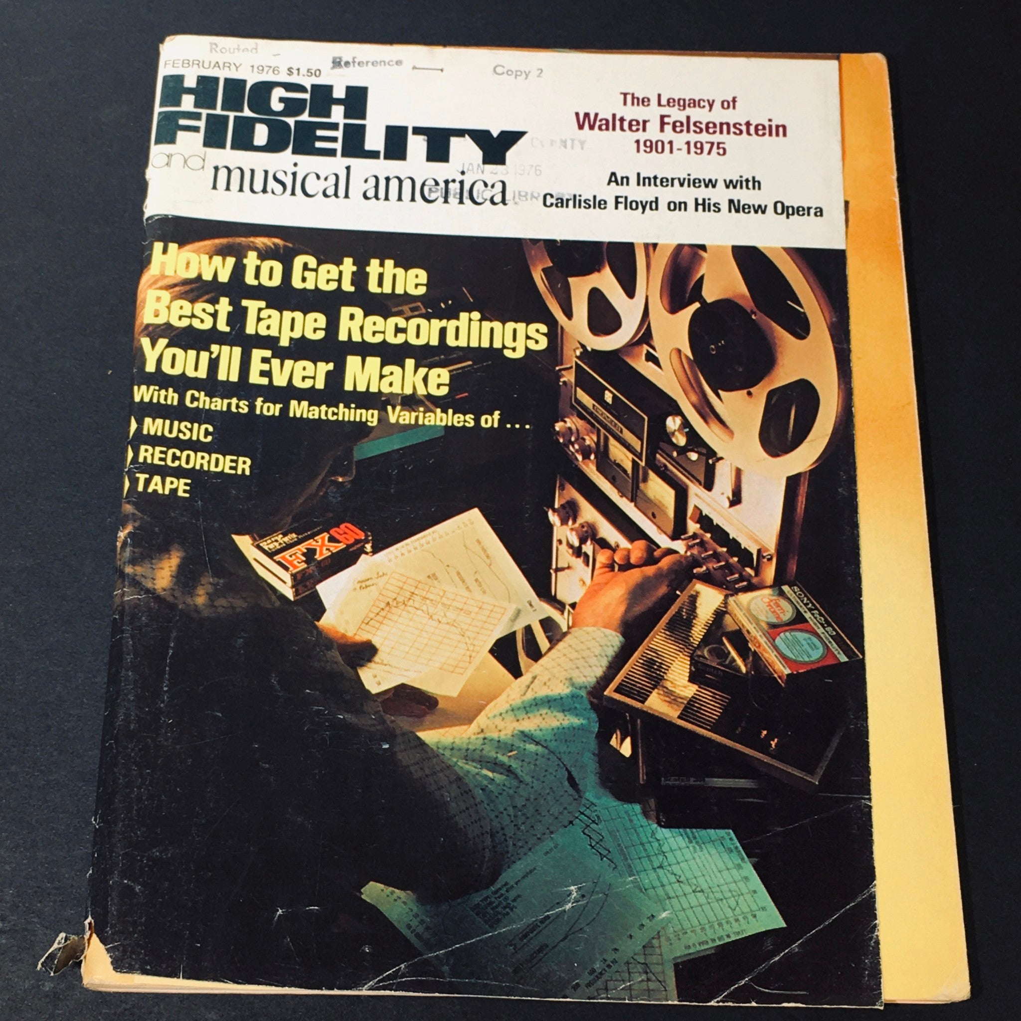 VTG High Fidelity Magazine February 1976 - Walter Felsenstein Legacy 1907-1975