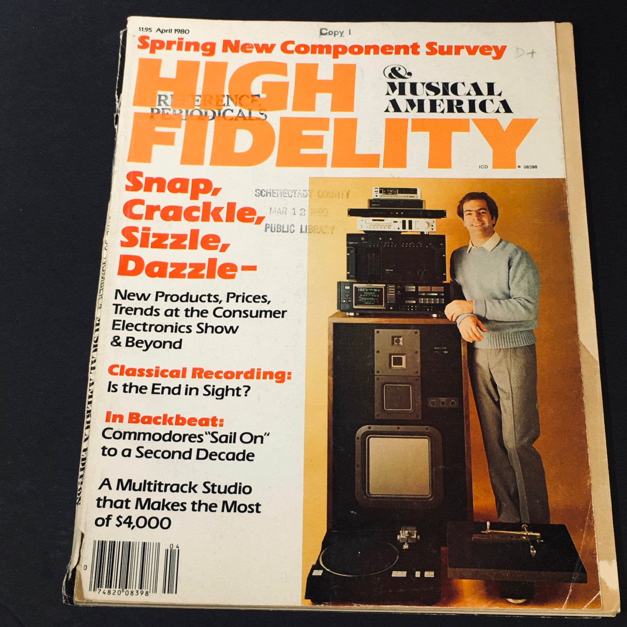 VTG High Fidelity Magazine April 1980 - Commodores Sail On to a Second Decade