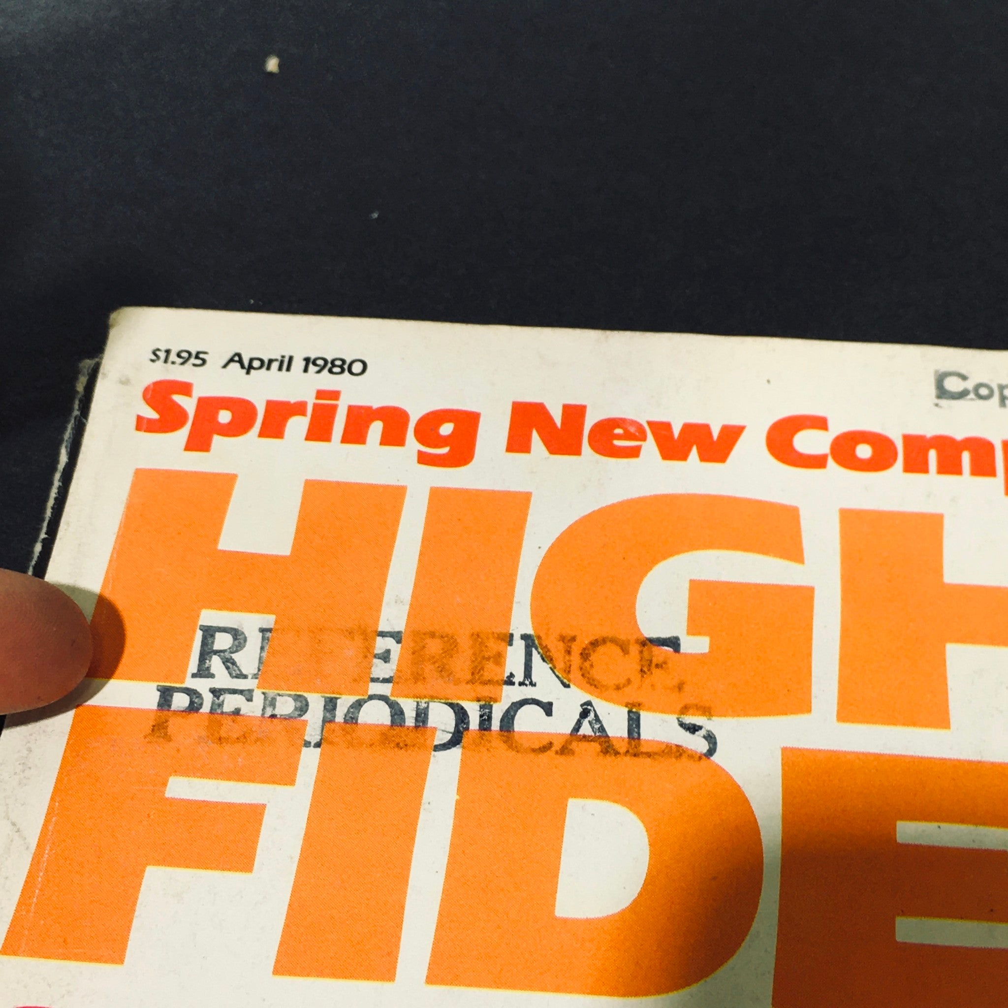 VTG High Fidelity Magazine April 1980 - Commodores Sail On to a Second Decade