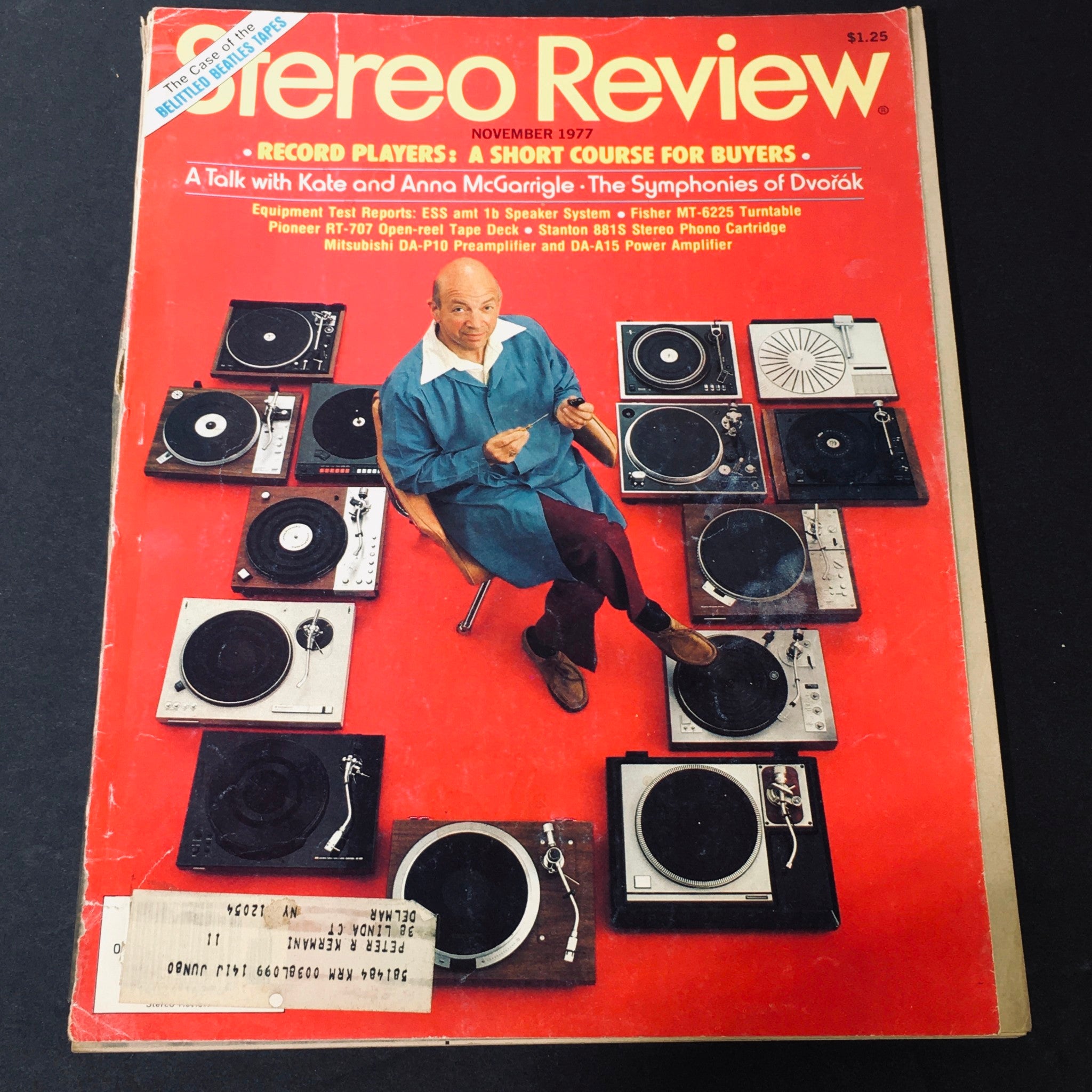 VTG Stereo Review Magazine November 1977 - A Talk With Kate and Anna McGarrigle