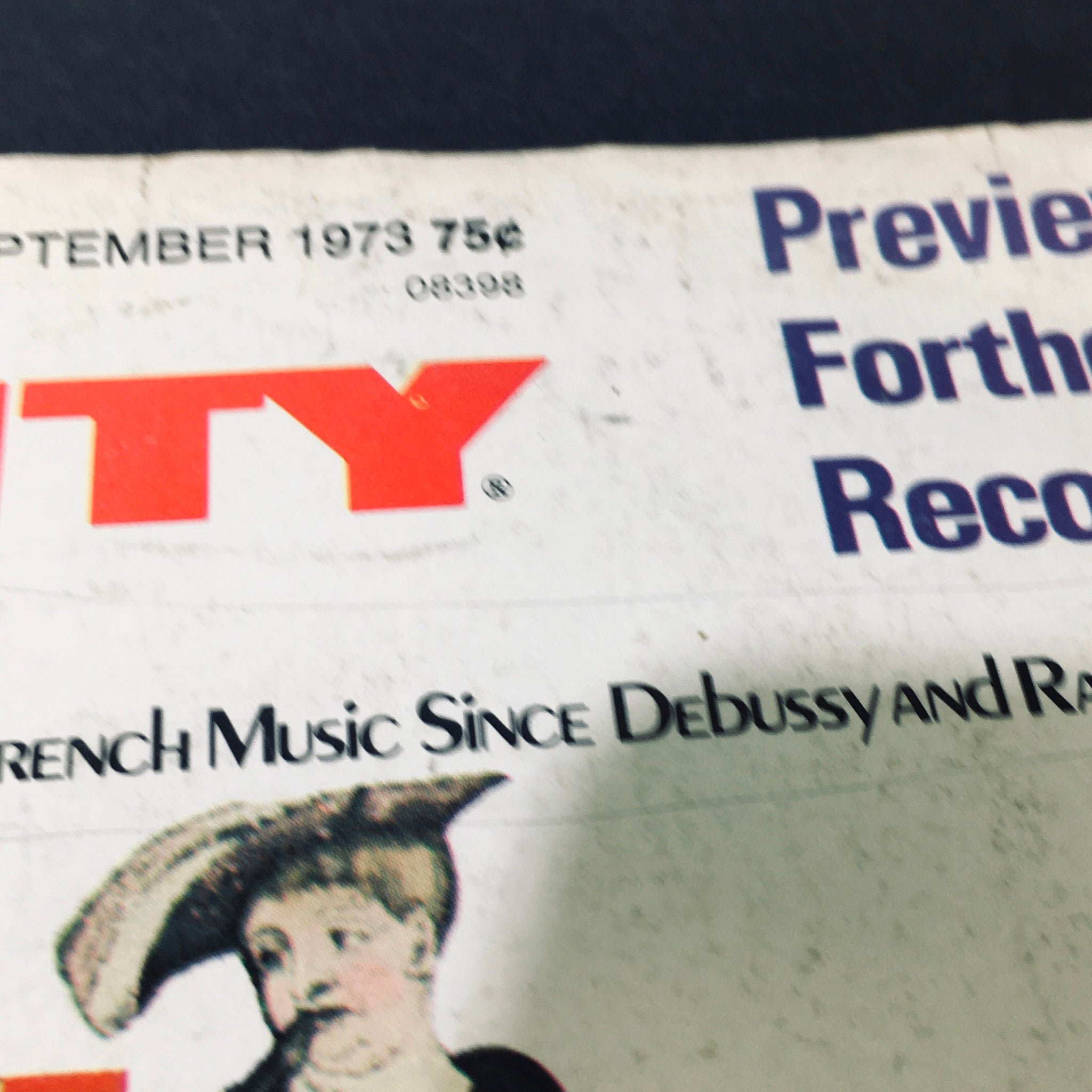 VTG High Fidelity Magazine September 1973 - Preview of Forthcoming Recordings