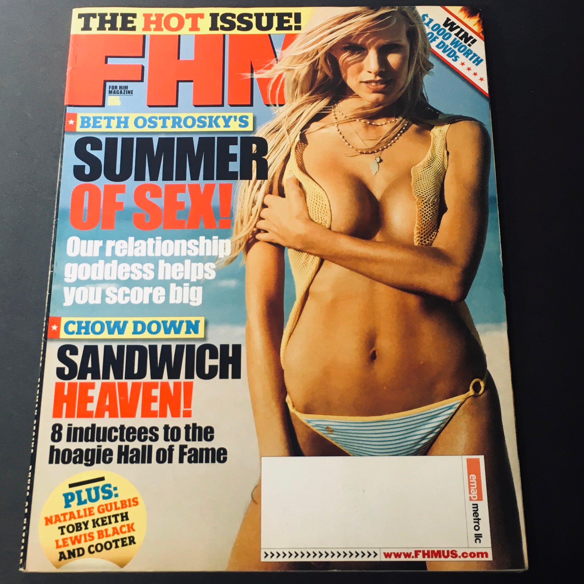 FHM Magazine June 2005 - Beth Ostrosky's Summer of Sex / Sandwich Heaven