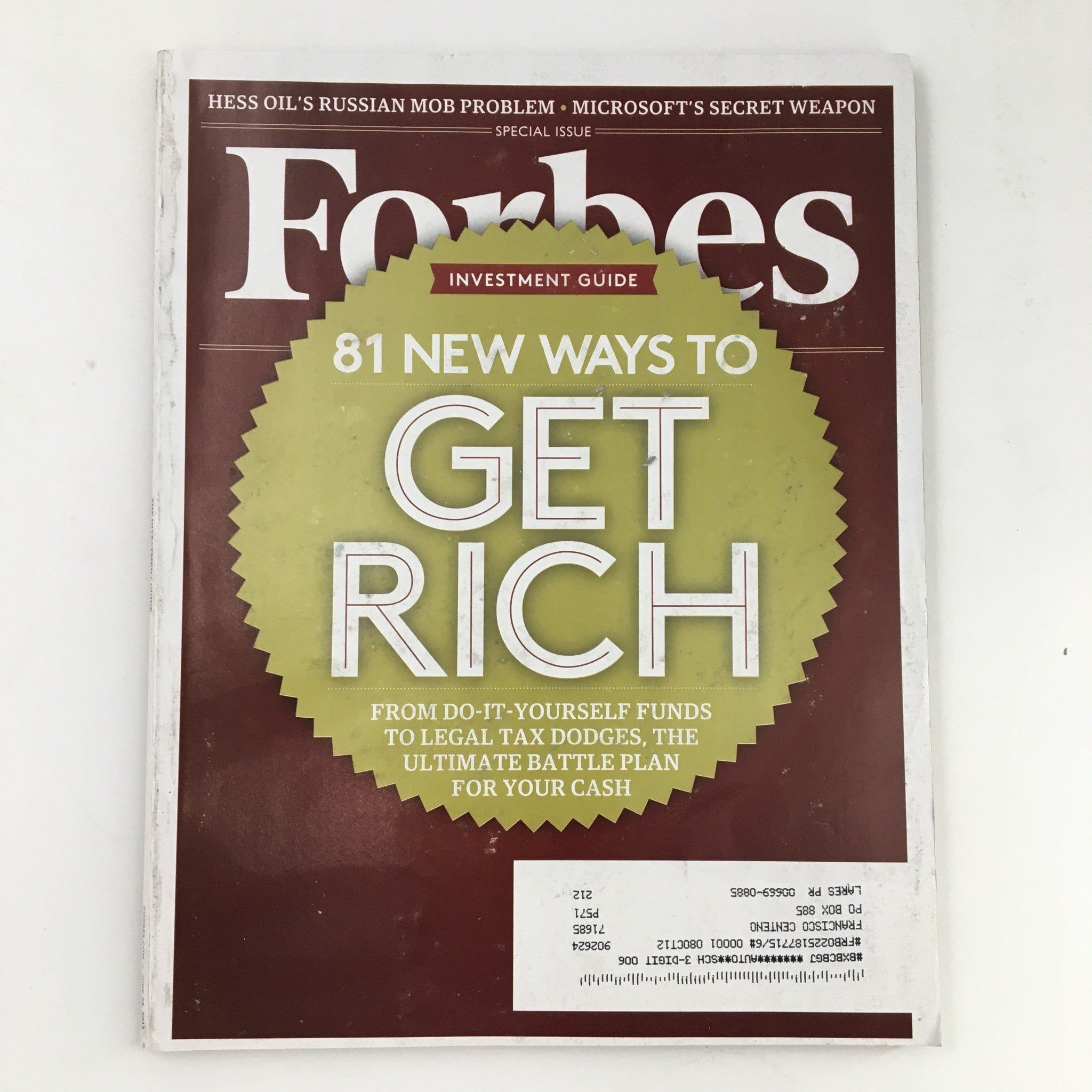 Forbes Magazine June 25 2012 81 Ways To Get Rich Ultimate Battle Plan