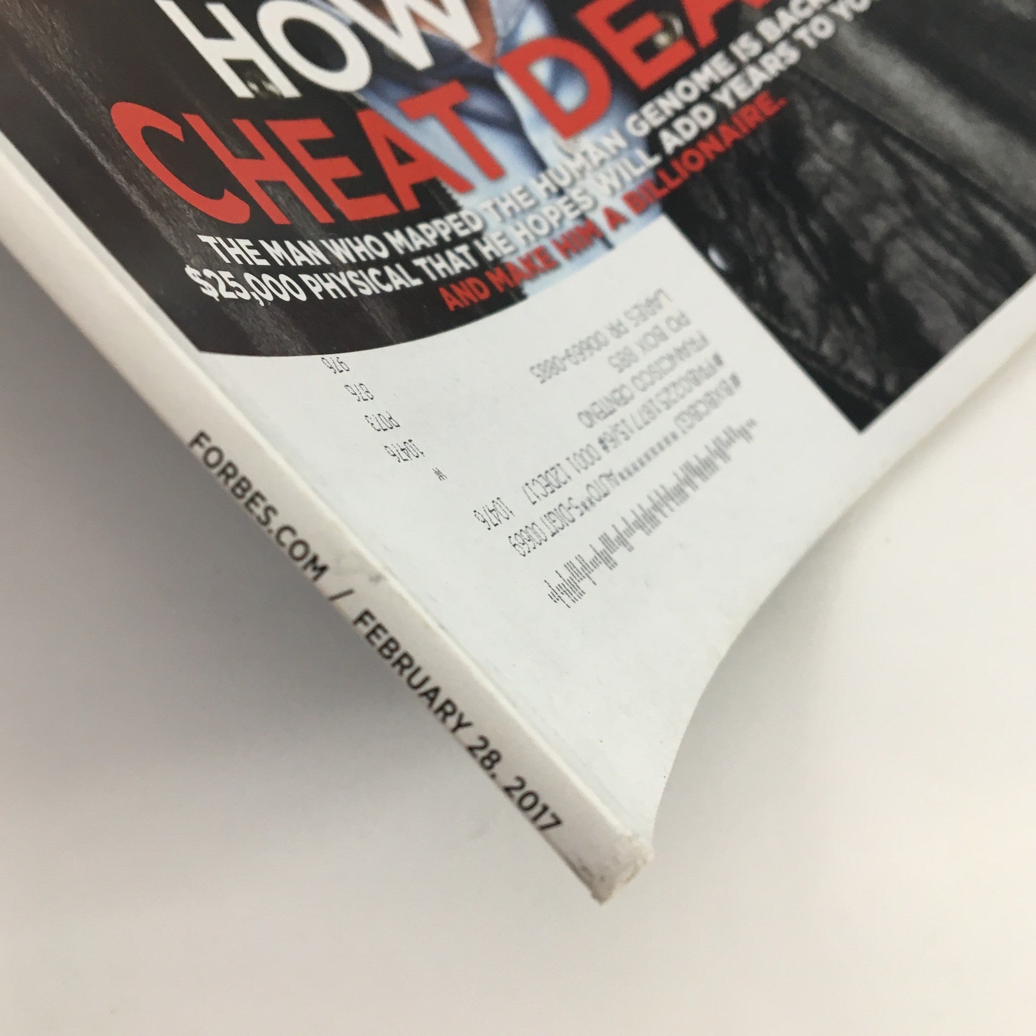 Forbes Magazine February 28 2017 Gene Genius Craig Venter on How To Cheat Death