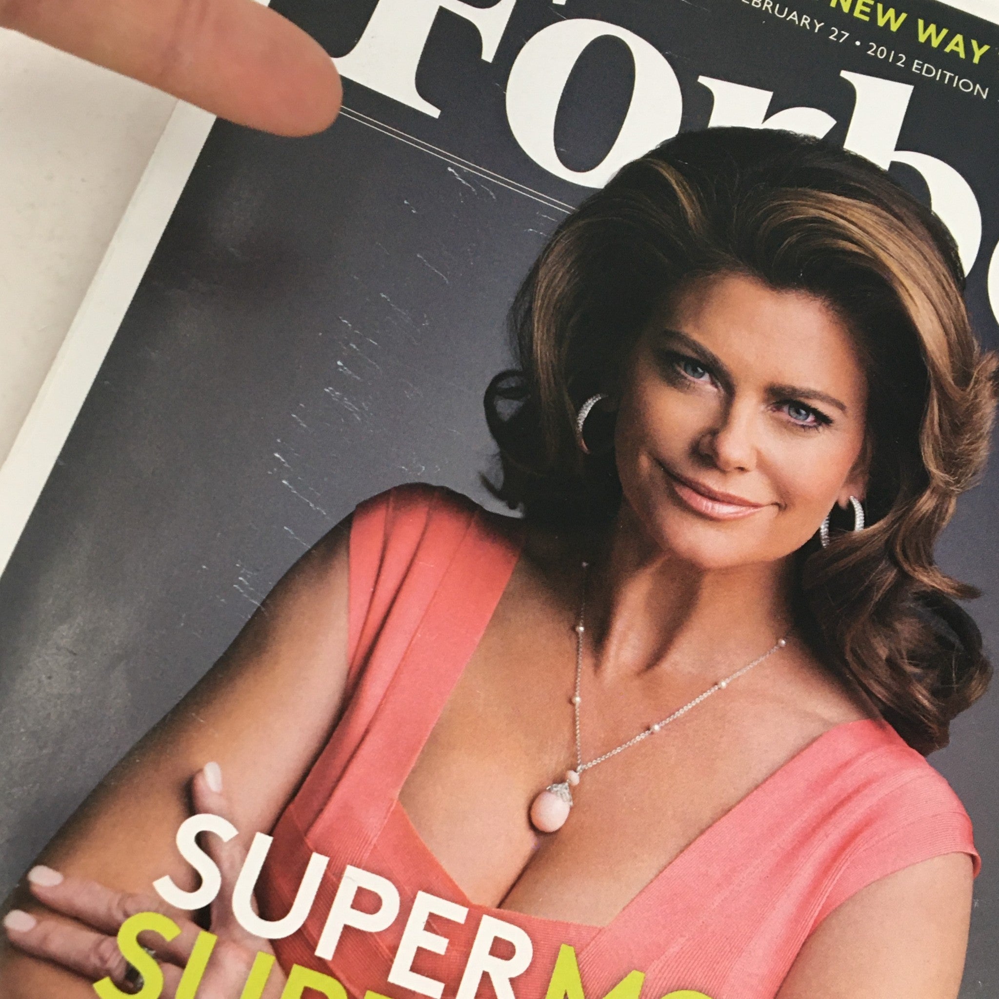 Forbes Magazine February 27 2012 Supermodel and Mogul Kathy Ireland