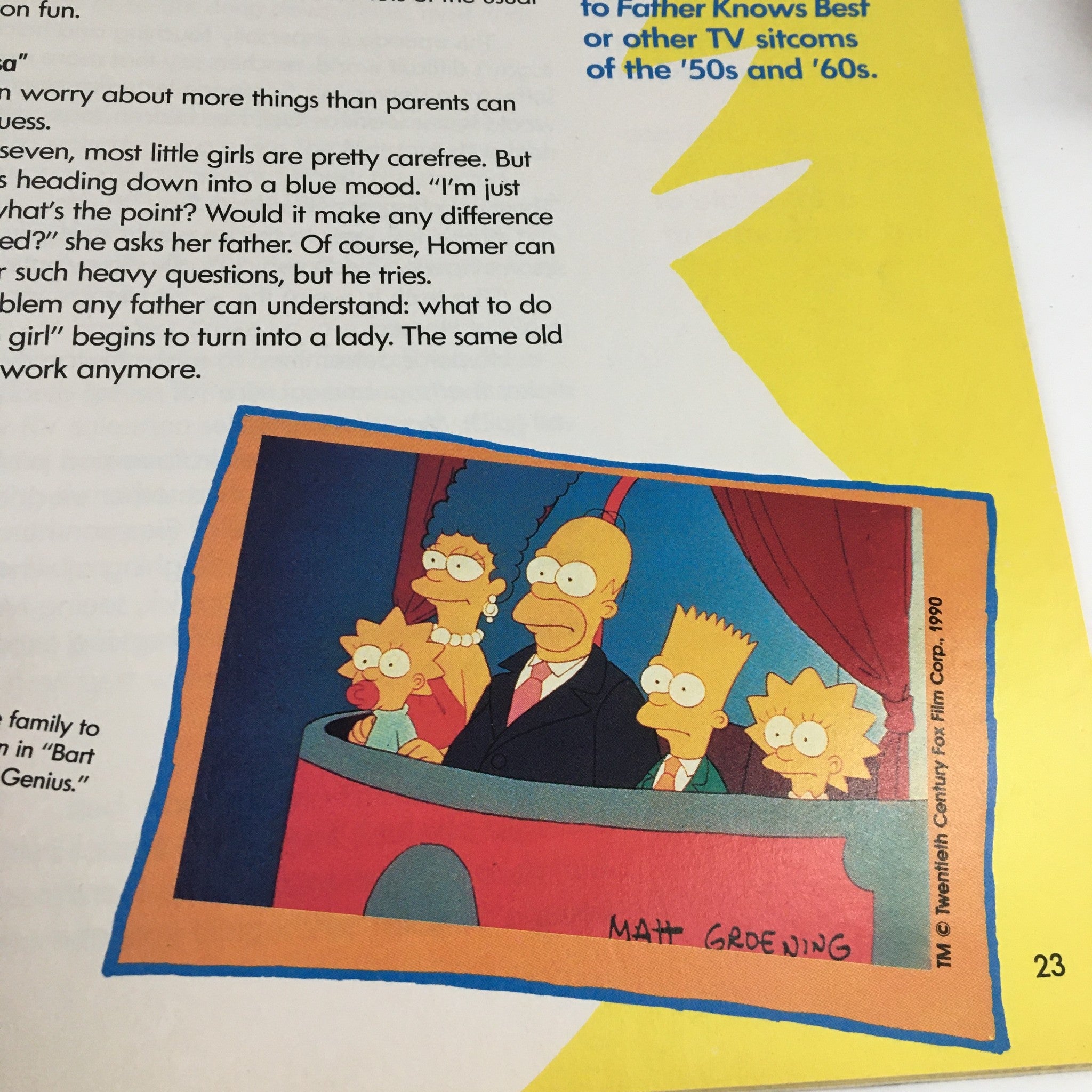 1990 Consumer Guide Presents Simpson Mania The History of TV's First Family