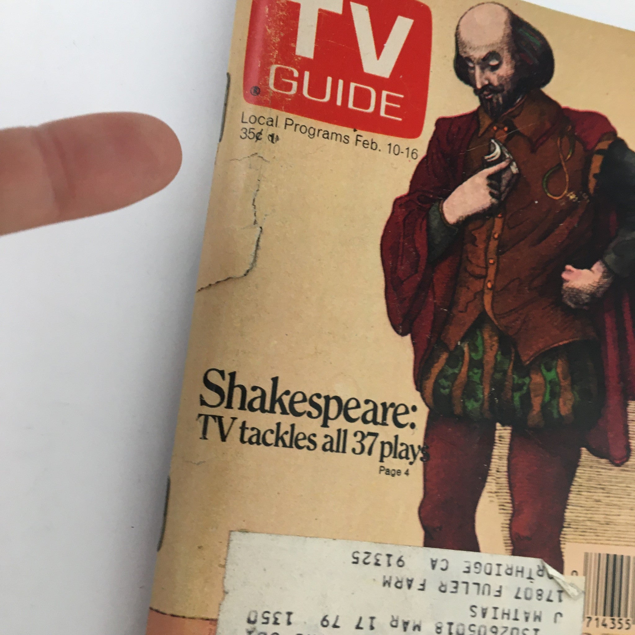 TV Guide Magazine February 10 1979 Shakespeare TV Tackle 37 Plays L.A. Edition