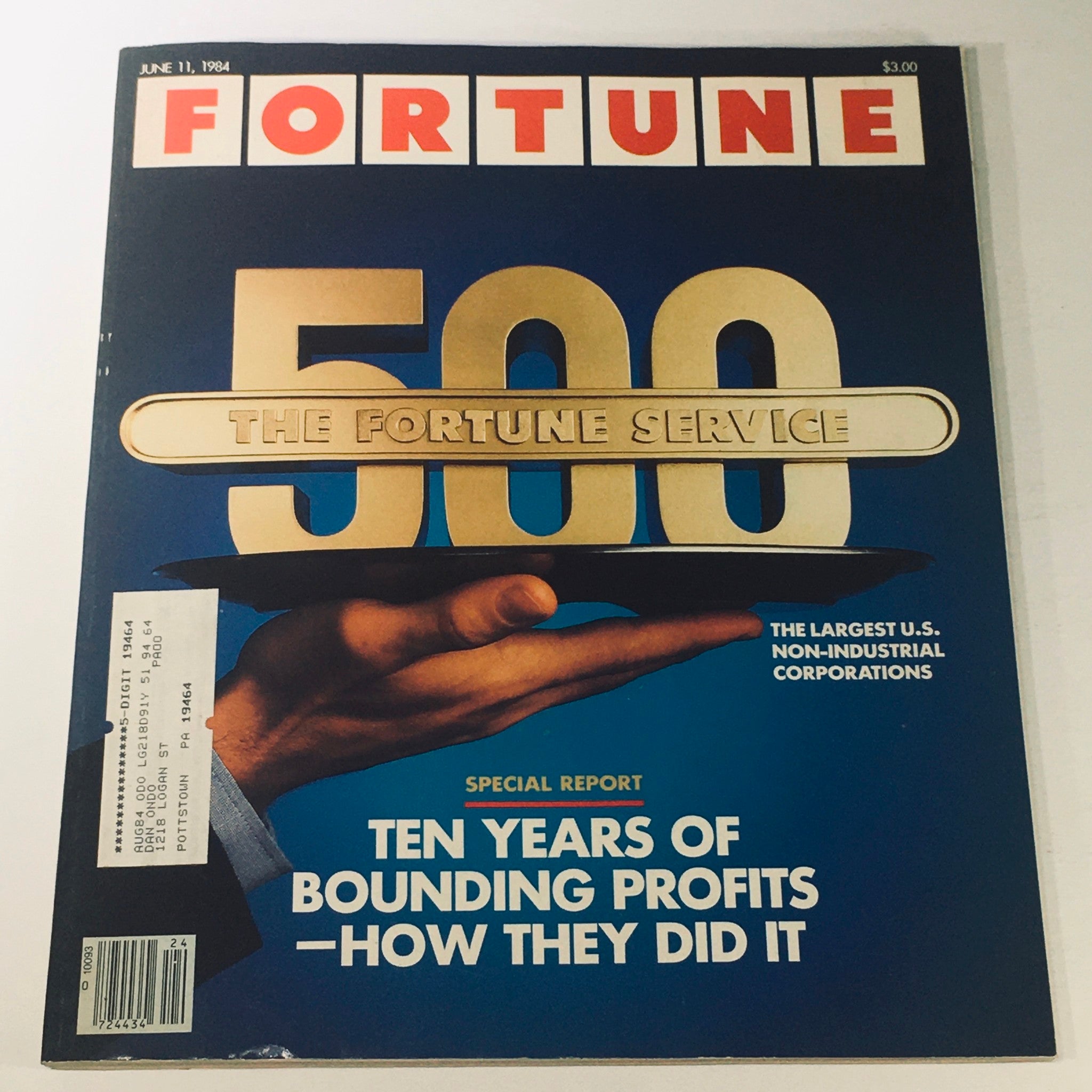 VTG Fortune Magazine June 11 1984 - The Largest U.S. Non-Industrial Corporations