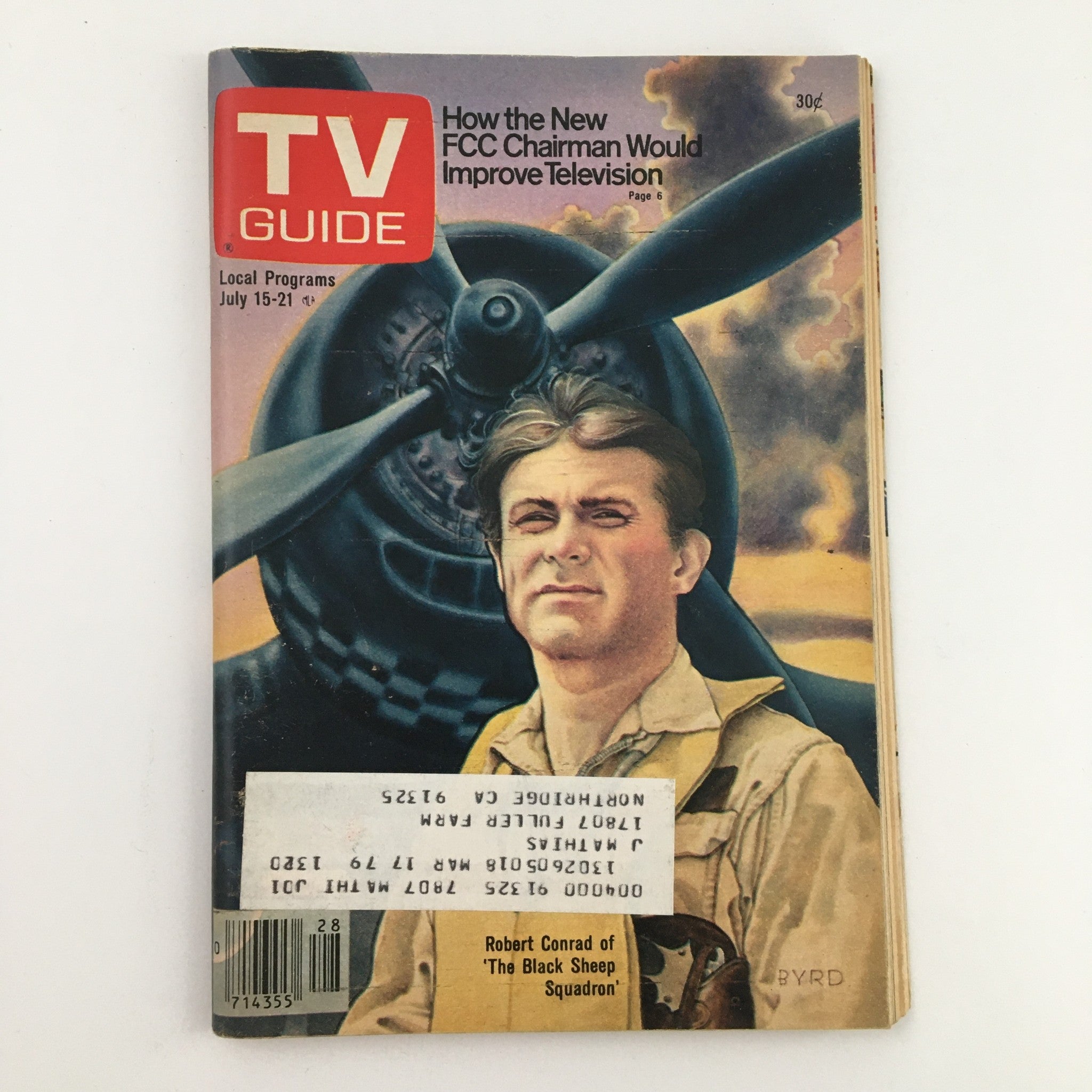 TV Guide Magazine July 15 1978 Robert Conrad & Improve Television L.A. Edition