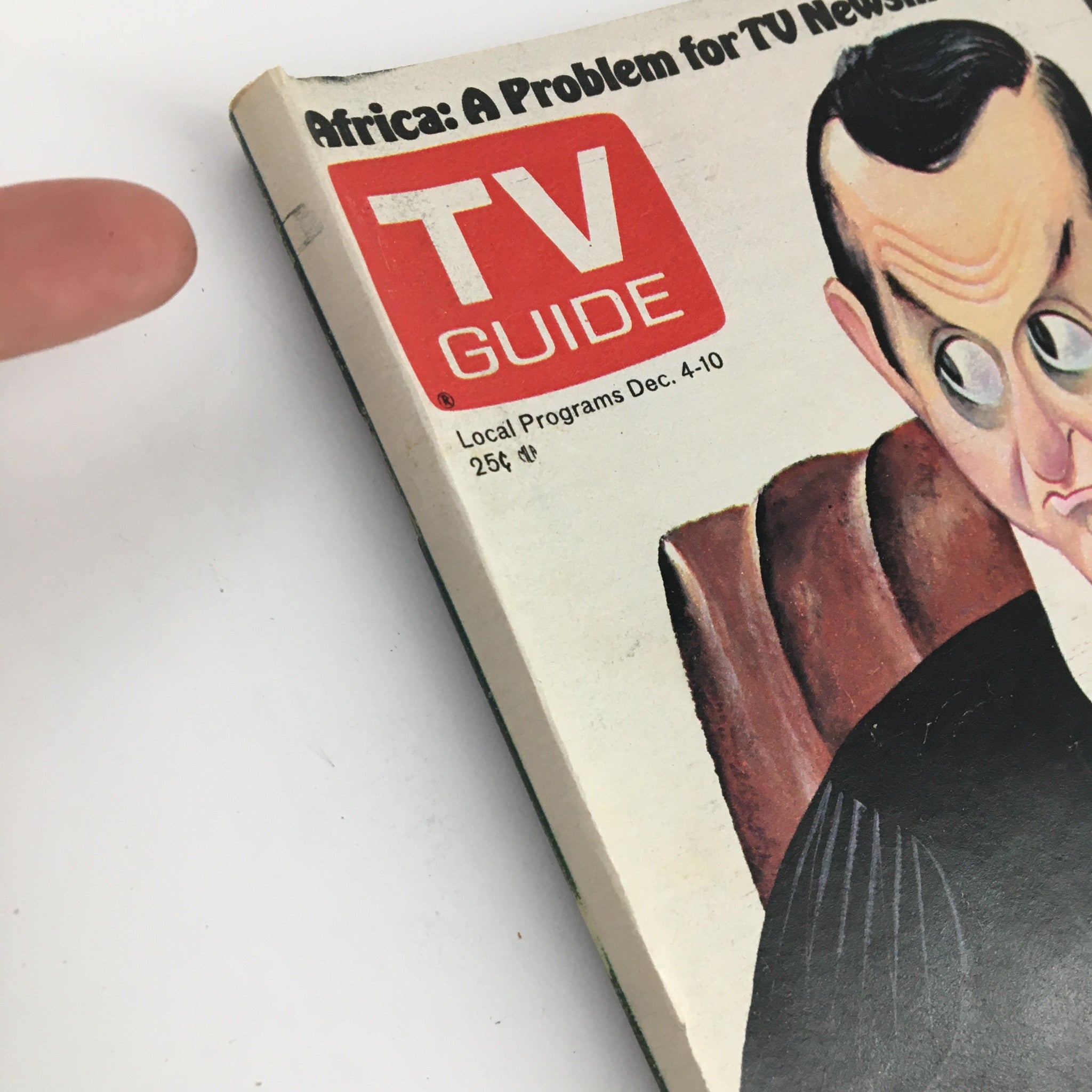 TV Guide Magazine December 4 1976 Tony Randall TV Newsmen Problem L.A. Edition