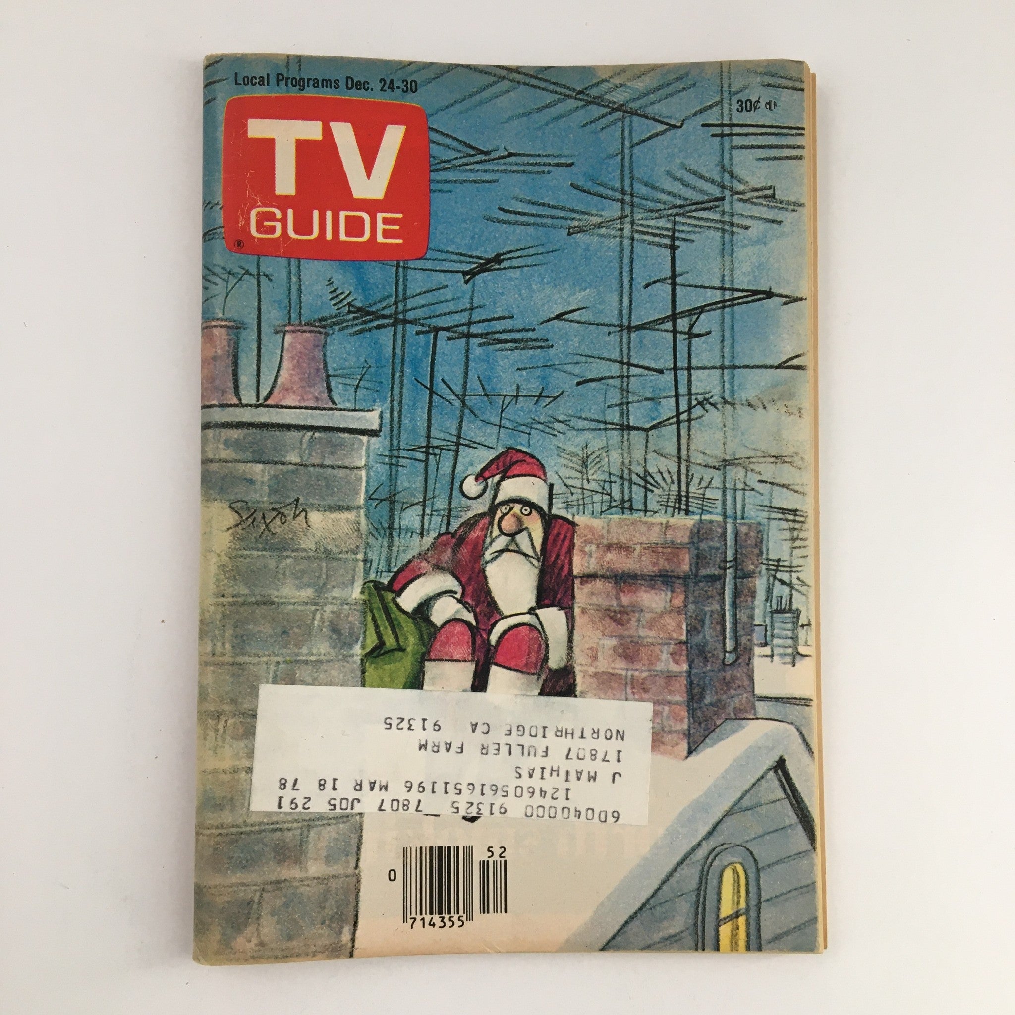 TV Guide Magazine December 24 1977 A Ron Howard Retrospective L.A. Edition