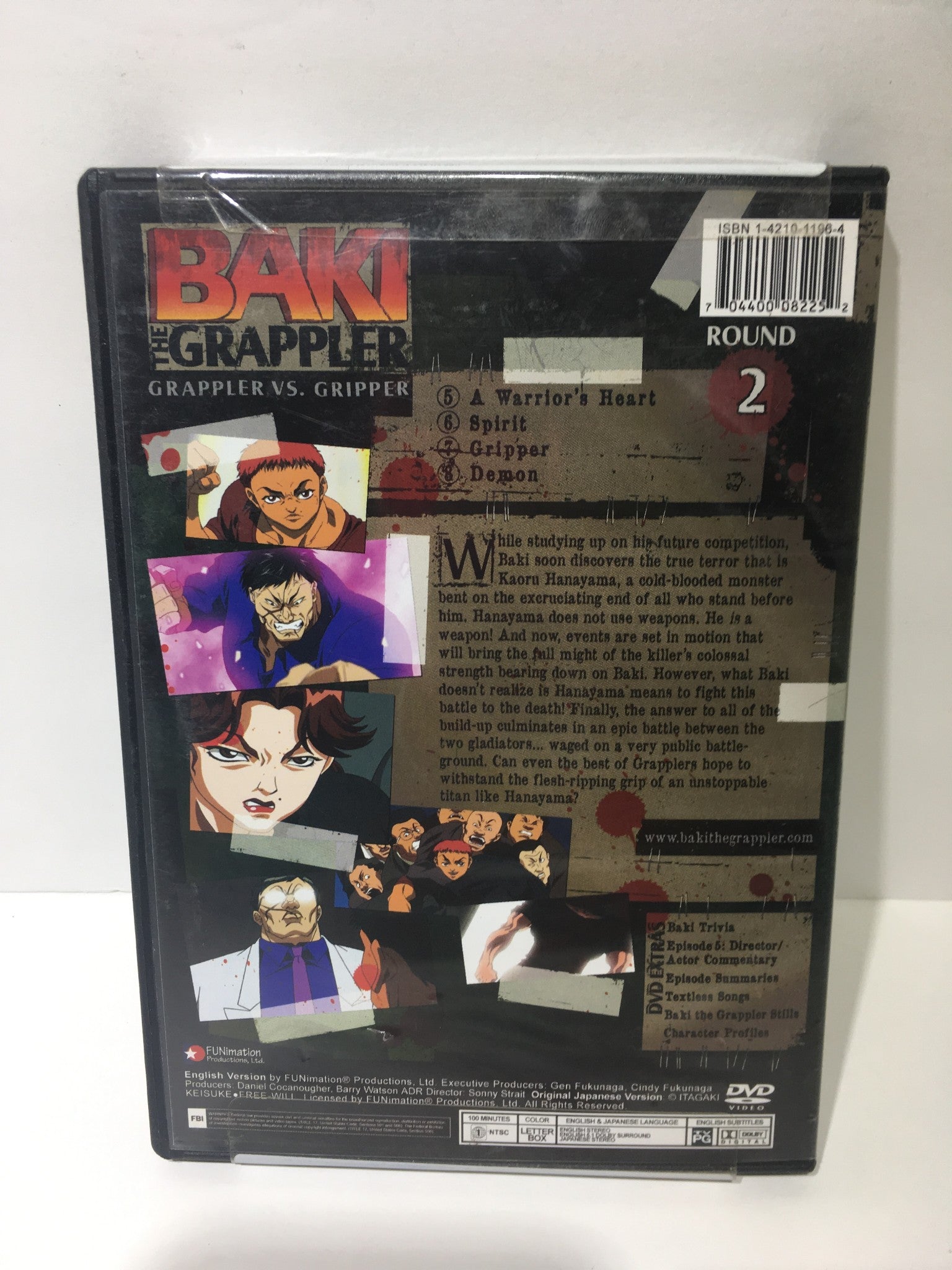 Baki the Grappler, Vol. 2: Grappler vs Grippler, Round 2 (2005) DVD