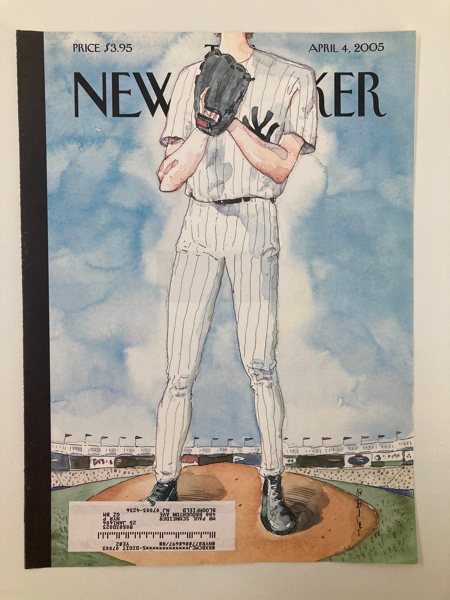 COVER ONLY The New Yorker April 4 2005 Over The Top by Barry Blitt