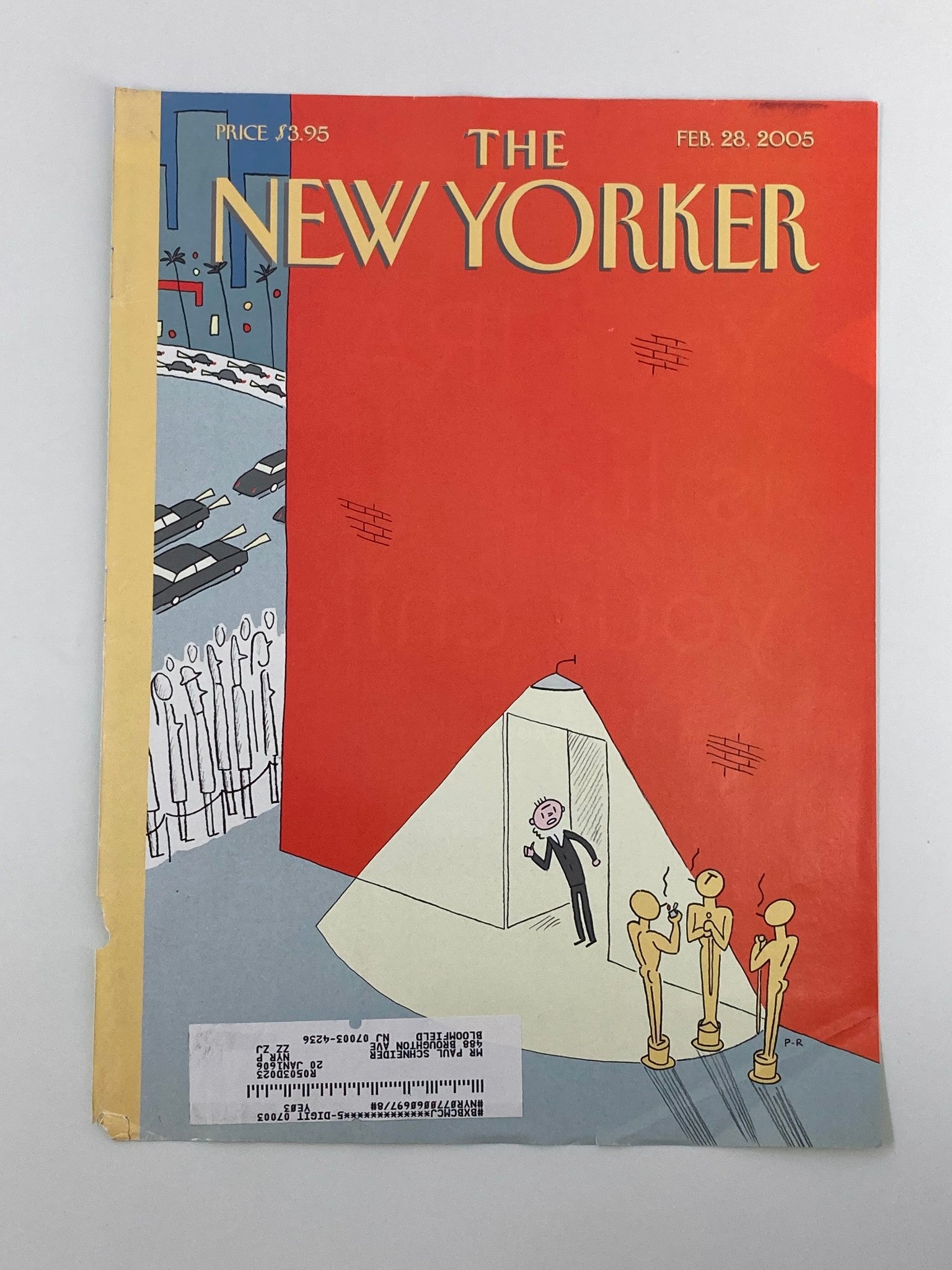 COVER ONLY The New Yorker February 28 2005 Backstage at Oscars by Philippe Roul