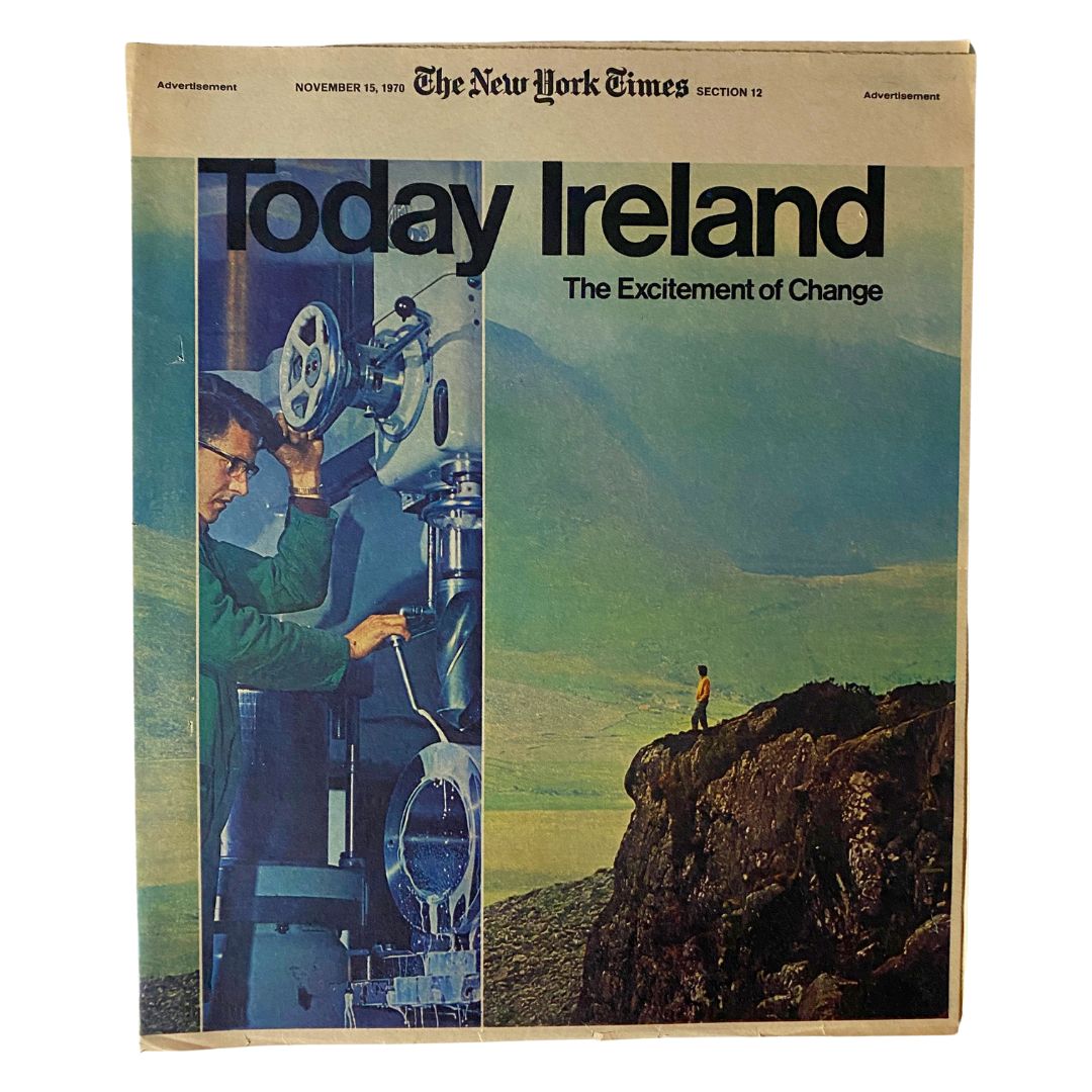 The New York Times Magazine November 15 1970 The Ireland No Label VG