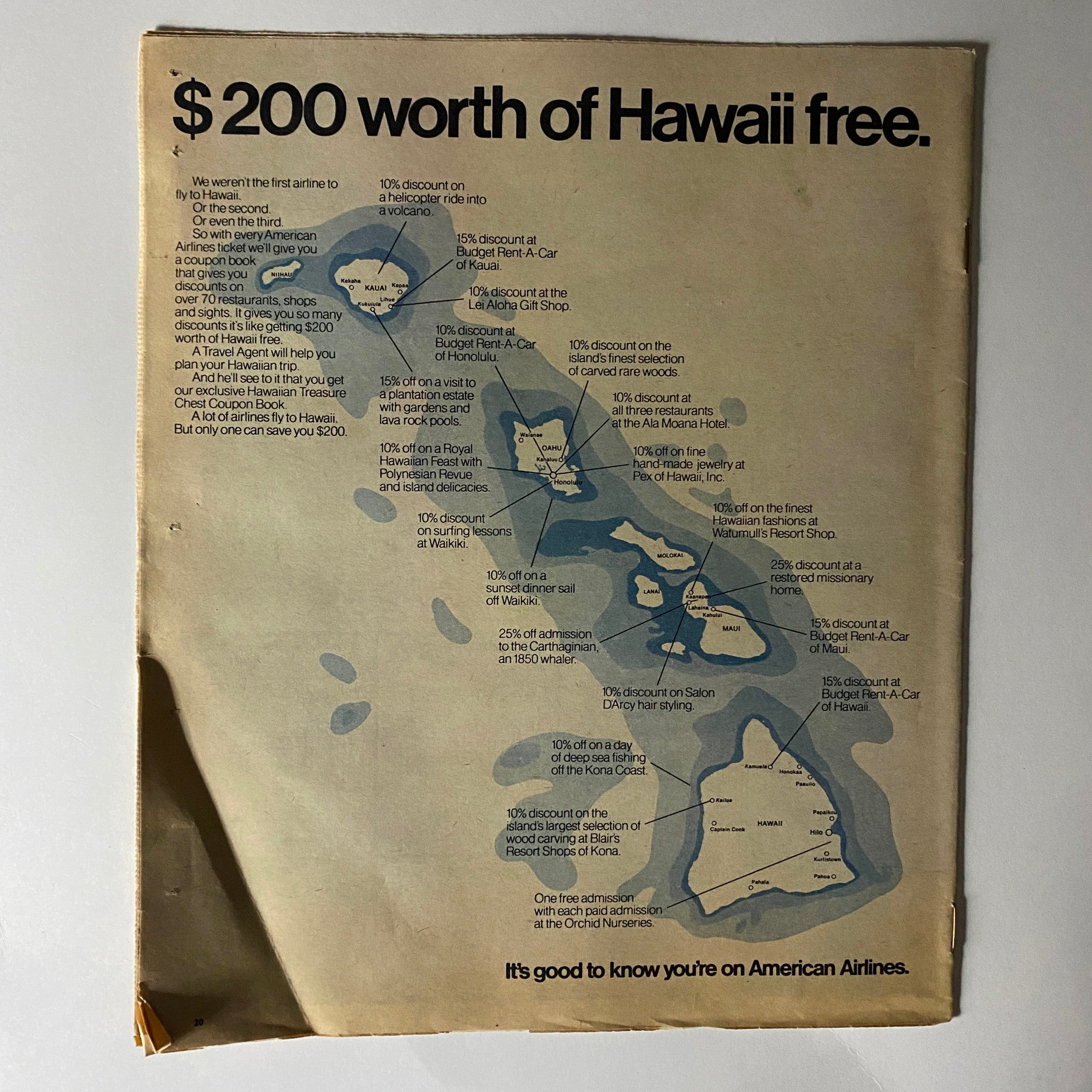 The New York Times Magazine September 20 1970 Discover Friendly Pacific No Label