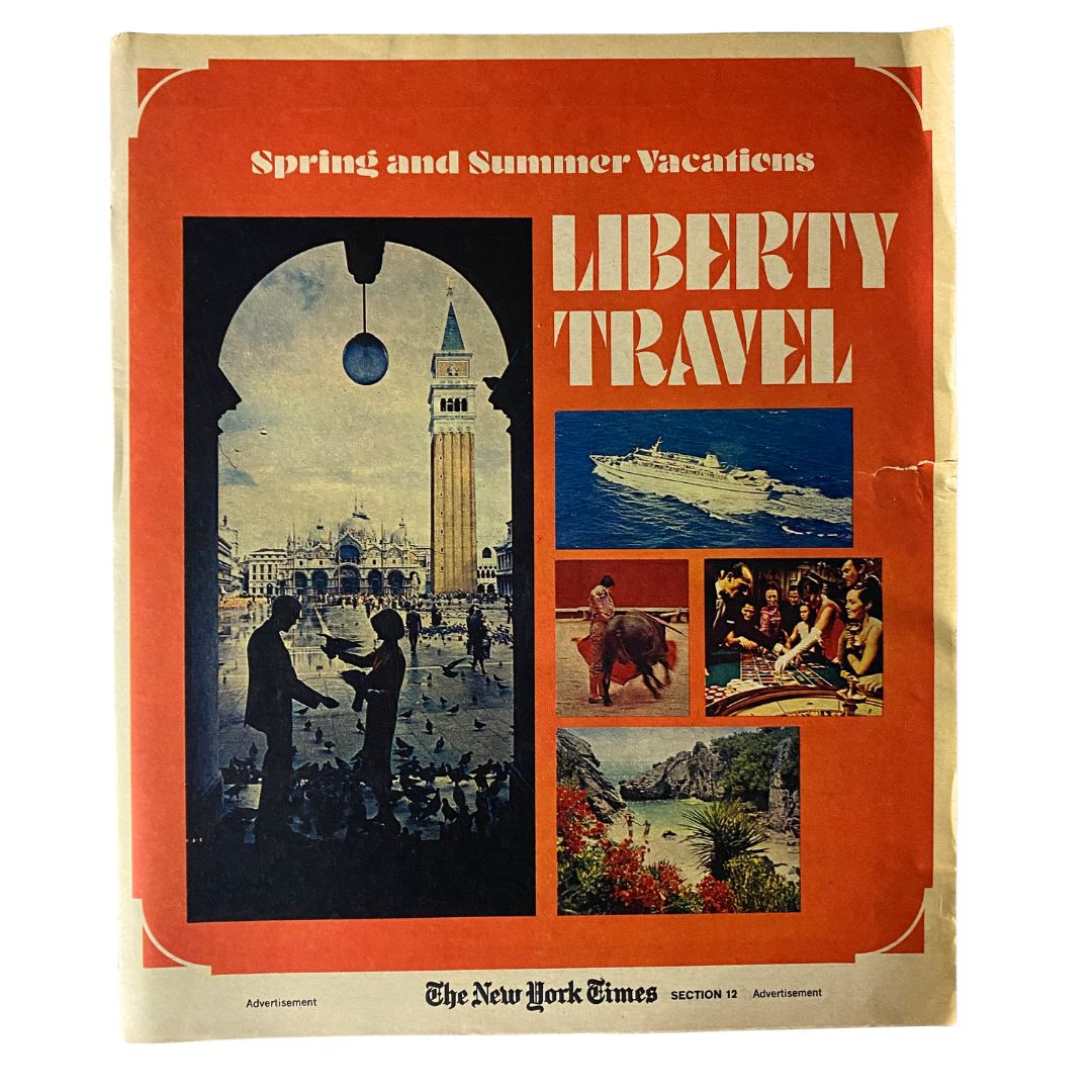 The New York Times Magazine Liberty Travel No Label