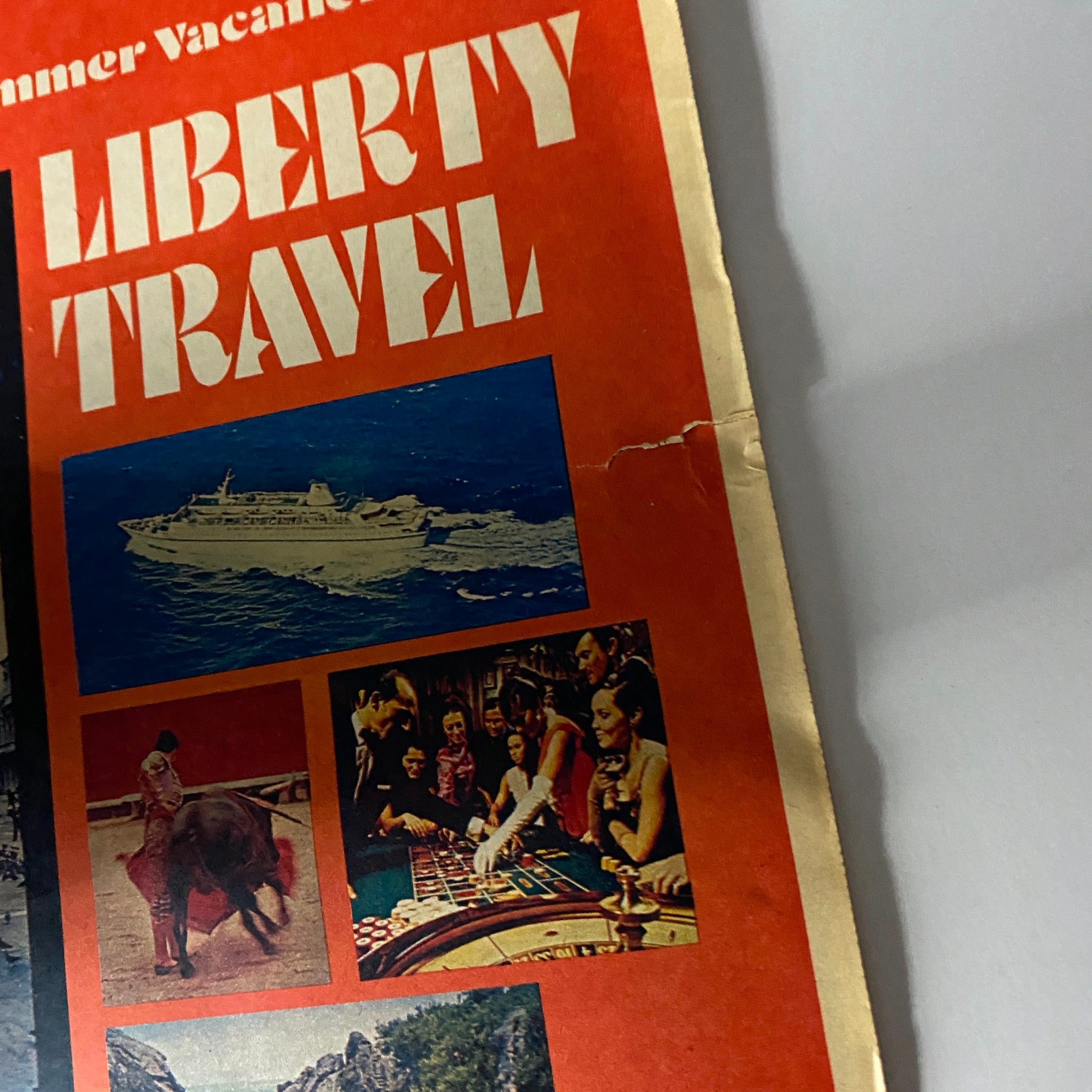 The New York Times Magazine Liberty Travel No Label