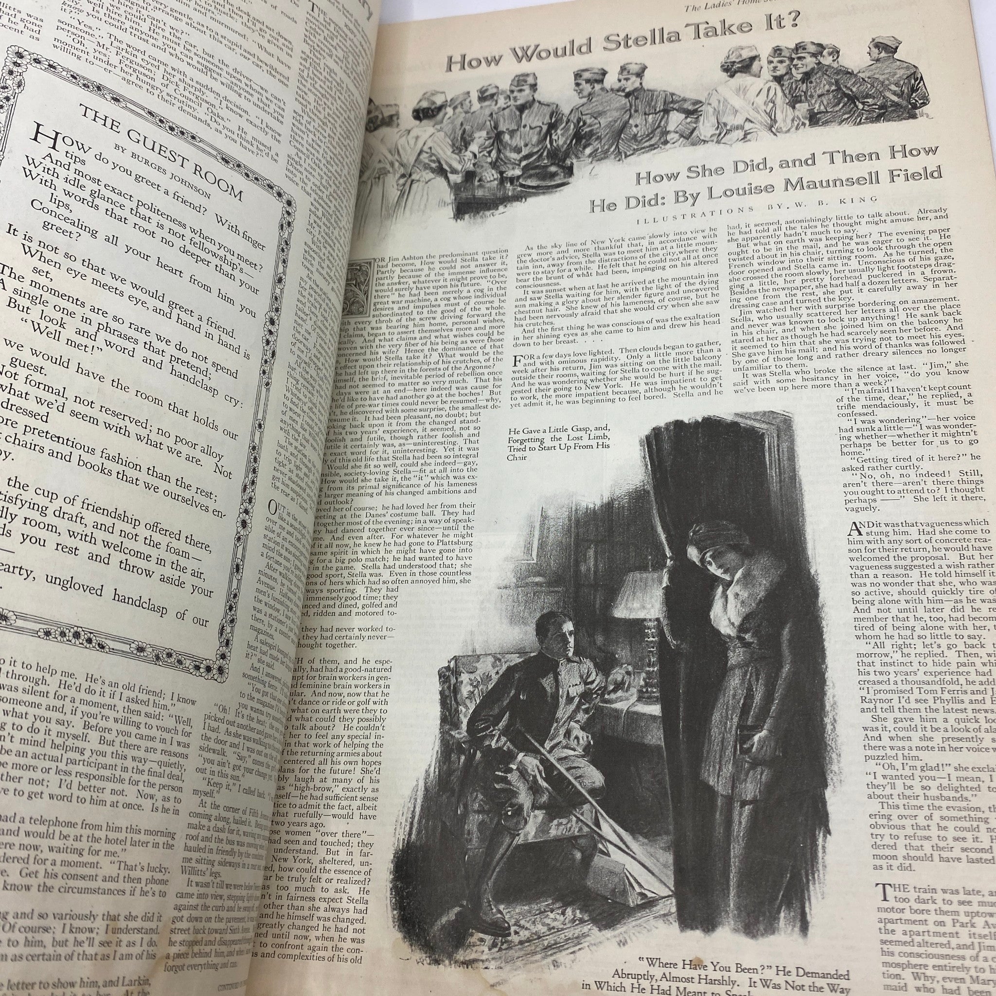 VTG The Ladies Home Journal Magazine February 1919 Abraham Lincoln No Label