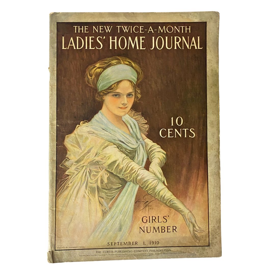 VTG The Ladies Home Journal Magazine September 1 1910 Girls' Number No Label