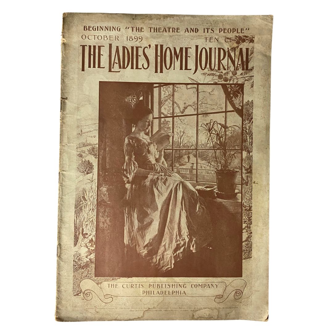 VTG The Ladies Home Journal Magazine October 1899 The Theatre & People No Label