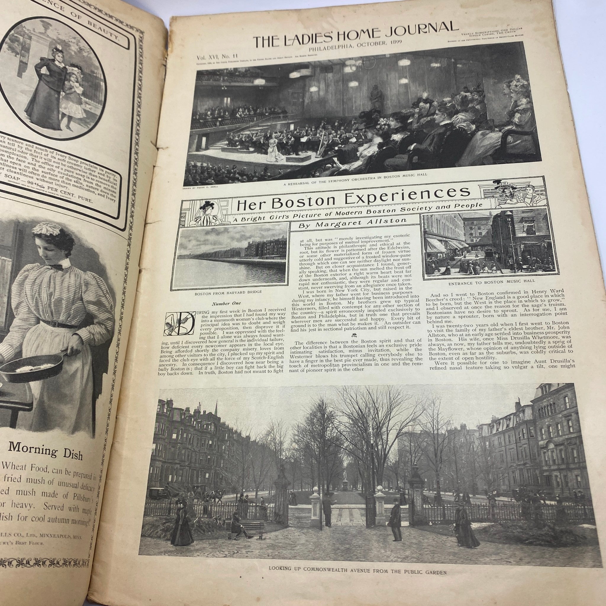 VTG The Ladies Home Journal Magazine October 1899 The Theatre & People No Label