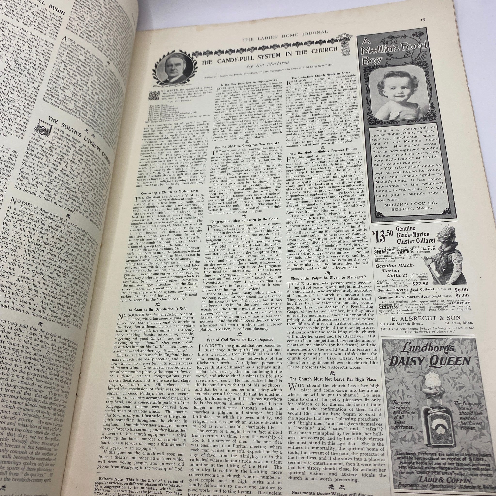 VTG The Ladies Home Journal Magazine October 1899 The Theatre & People No Label