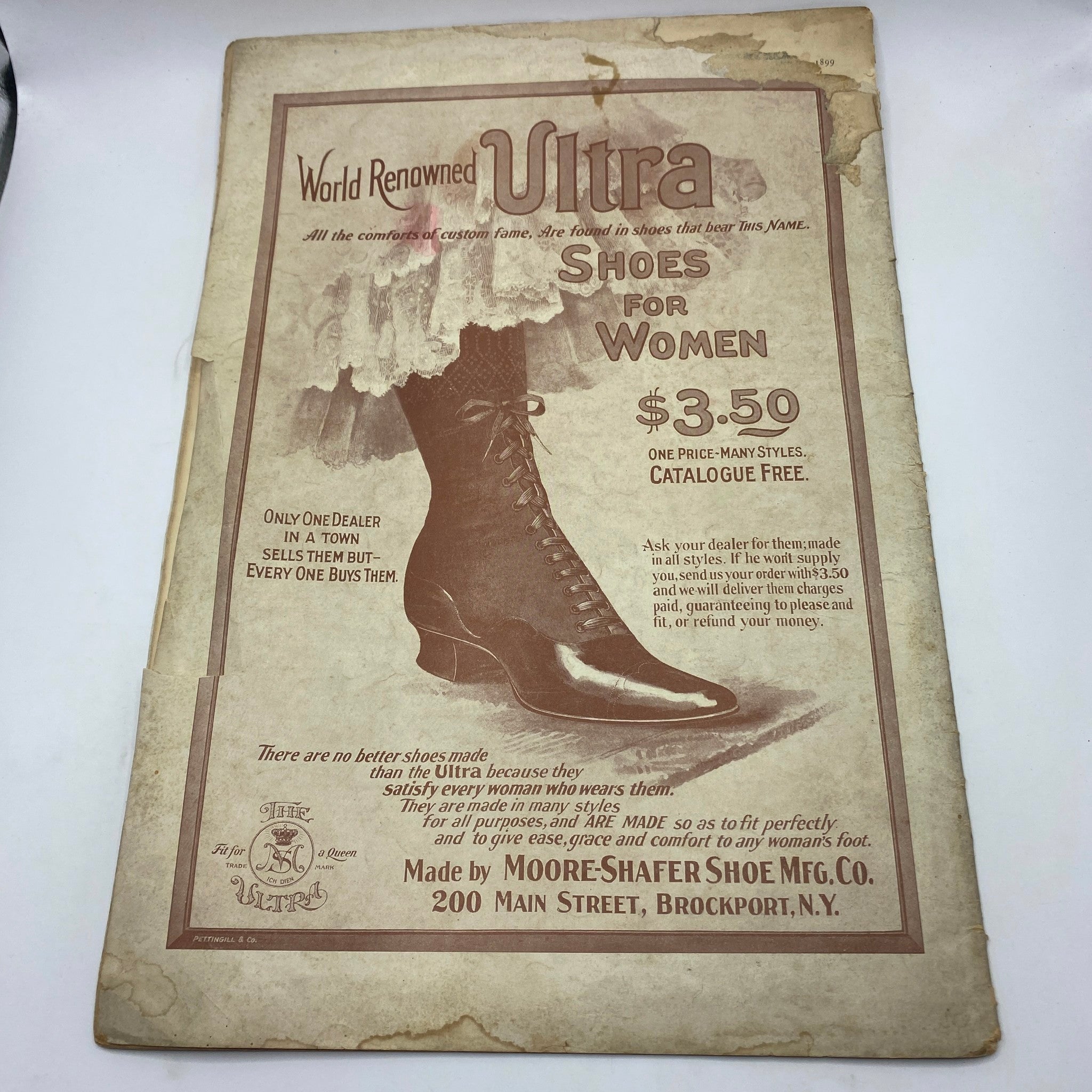 VTG The Ladies Home Journal Magazine October 1899 The Theatre & People No Label