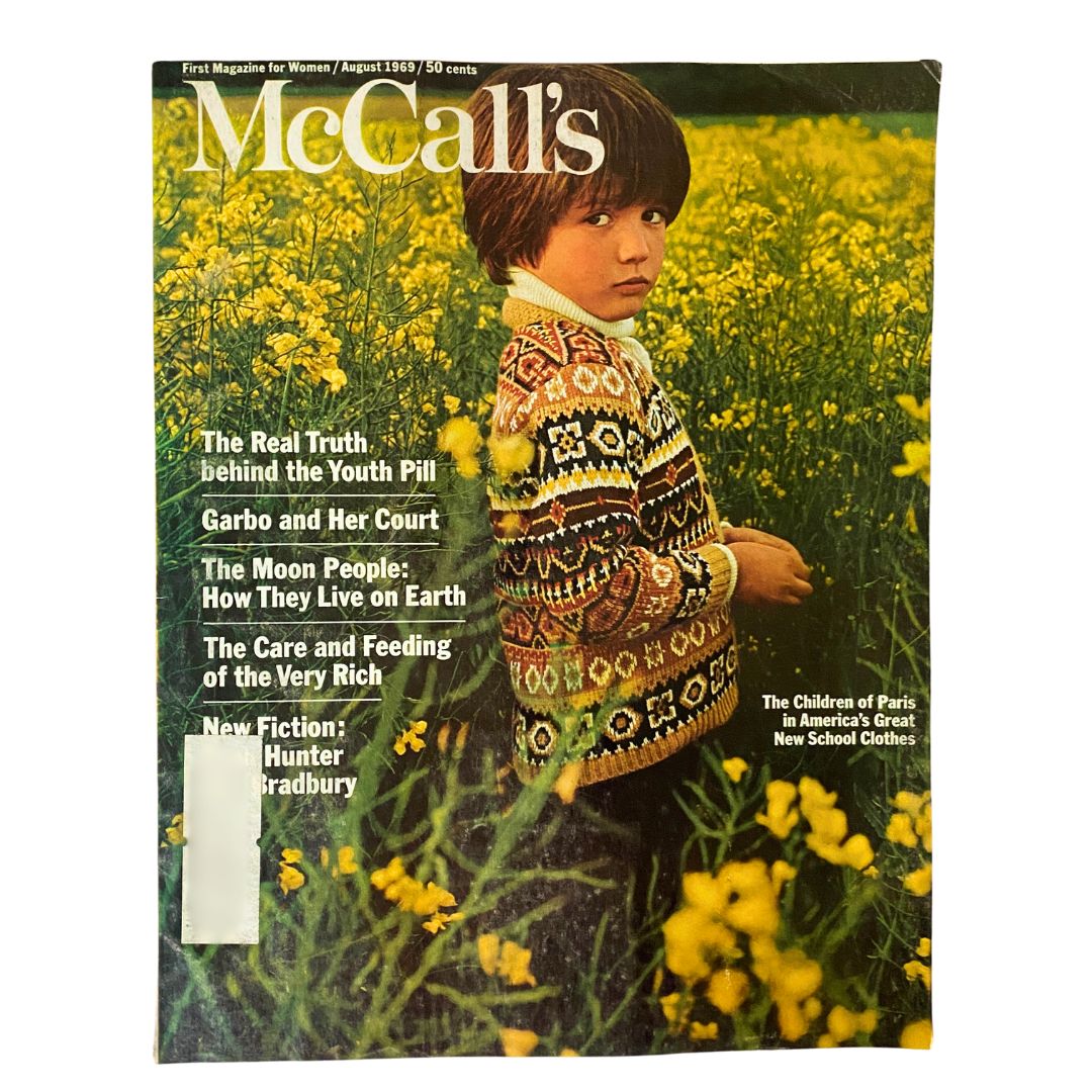 VTG McCall's Magazine August 1969 The Children of Paris in New School Clothes