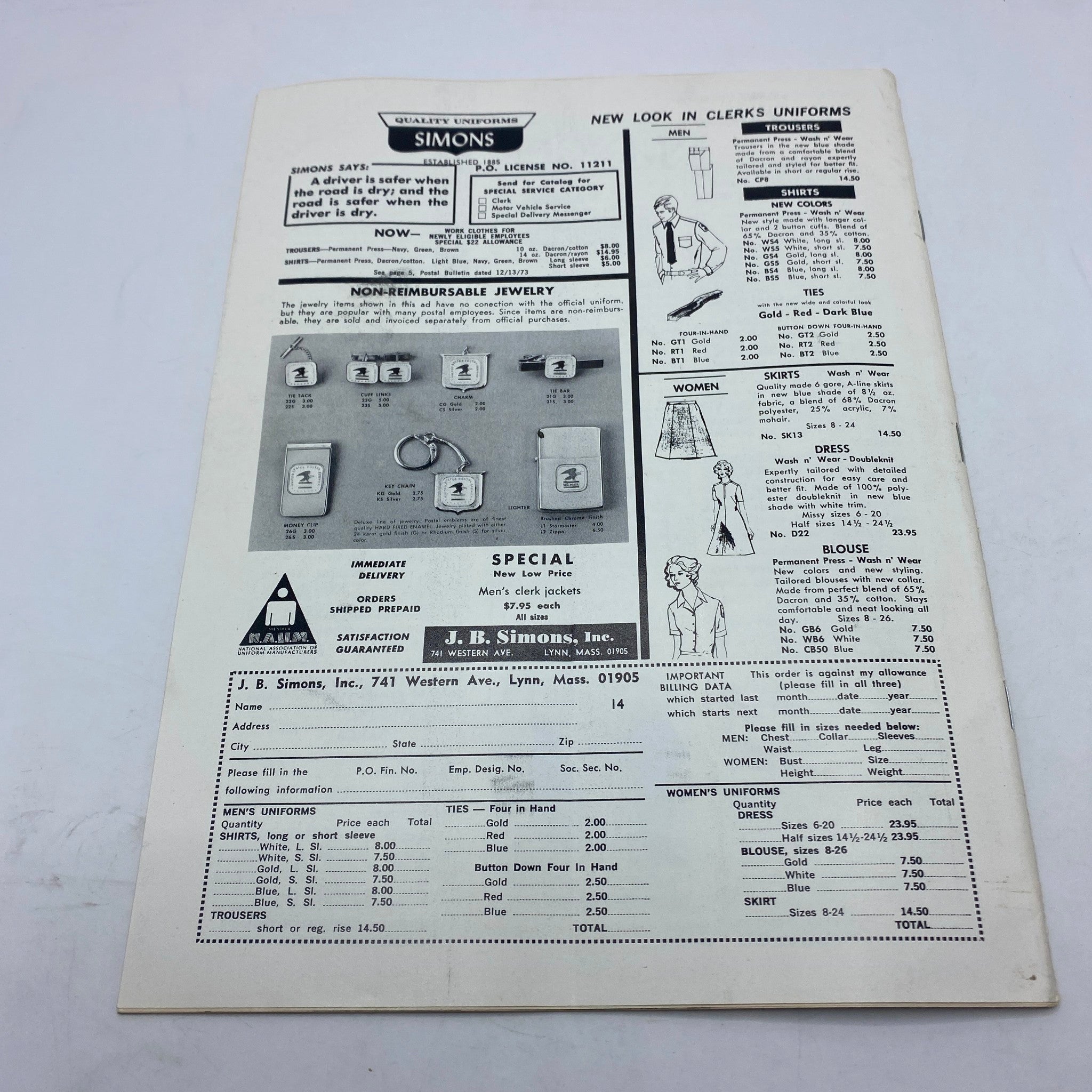 VTG The American Postal Worker Magazine January 1974 Targets for 1974