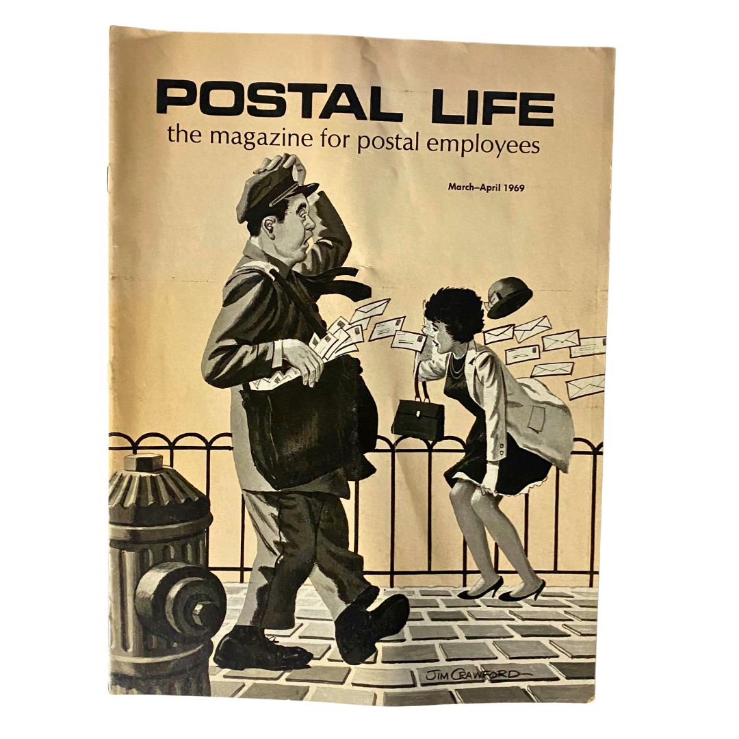 VTG Postal Life Magazine March - April 1969 President Visits the Post Office