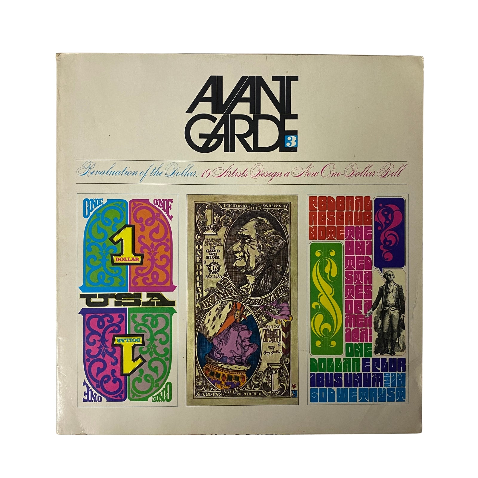 Avant Garde Magazine May 1968 #3 Revaluation of the Dollar: 19 Artists Design VG