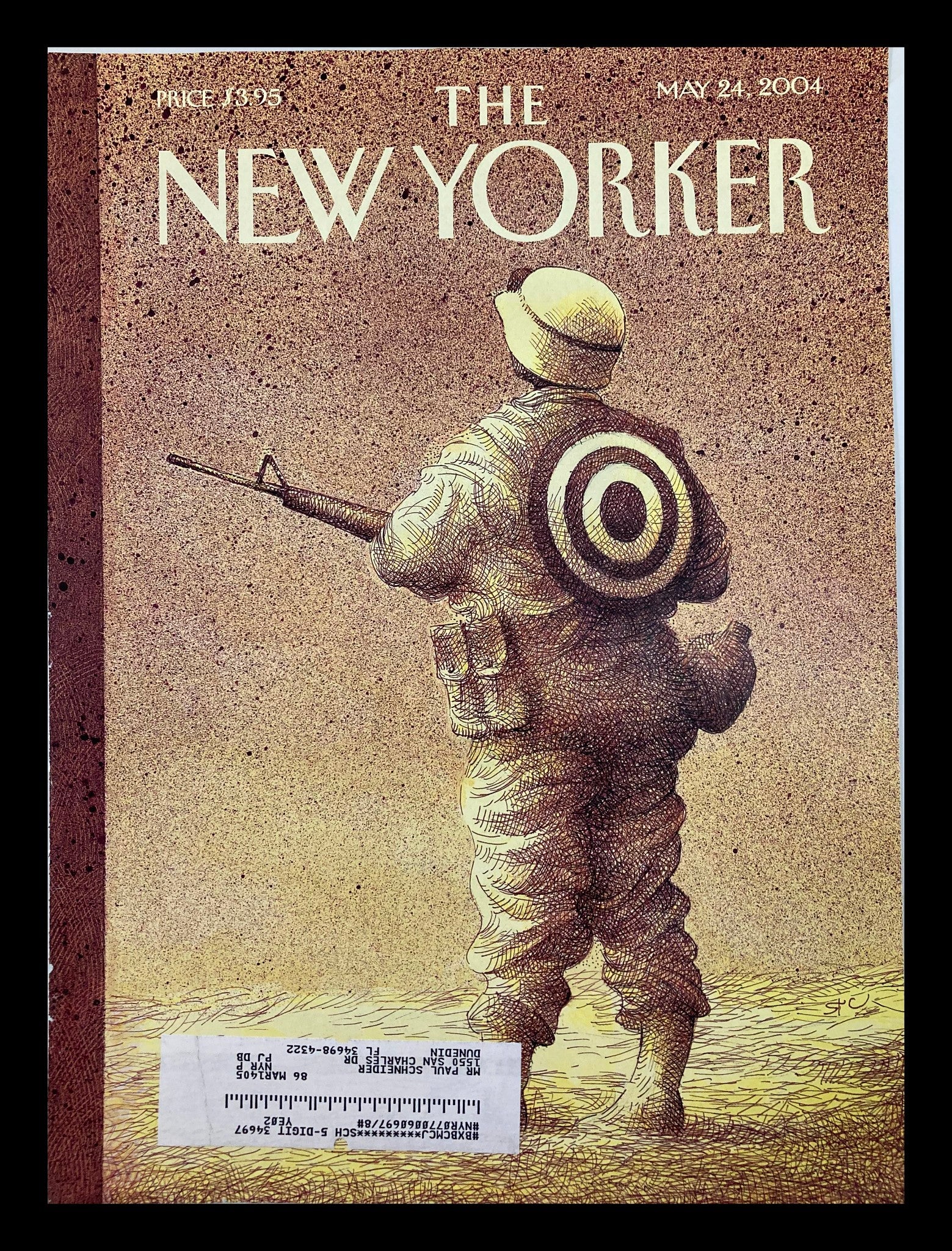 COVER ONLY The New Yorker May 24 2004 Army of One by Raul Colón