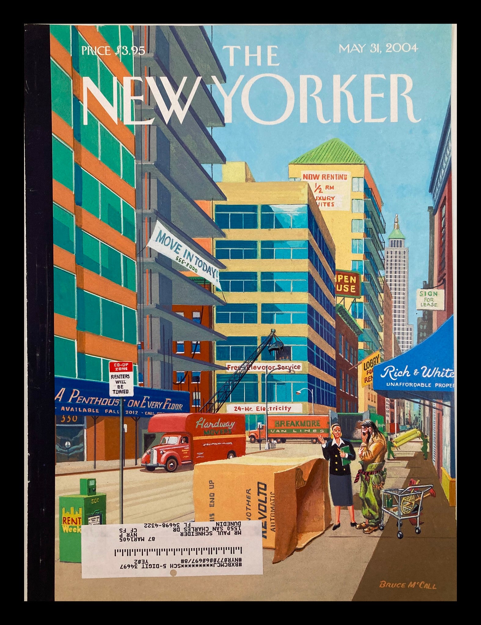 COVER ONLY The New Yorker May 31 2004 A Penthouse on Every Floor by Bruce McCall