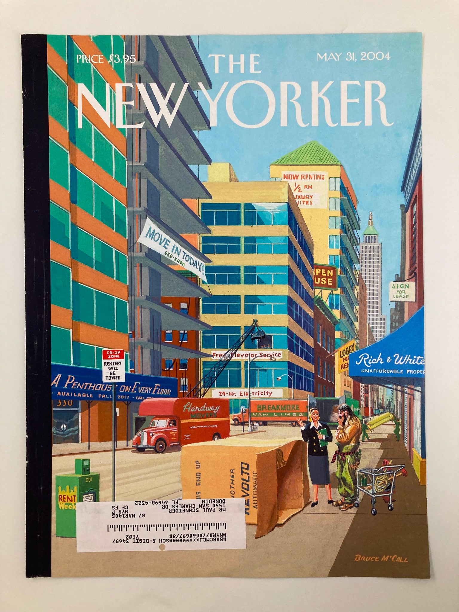 COVER ONLY The New Yorker May 31 2004 A Penthouse on Every Floor by Bruce McCall