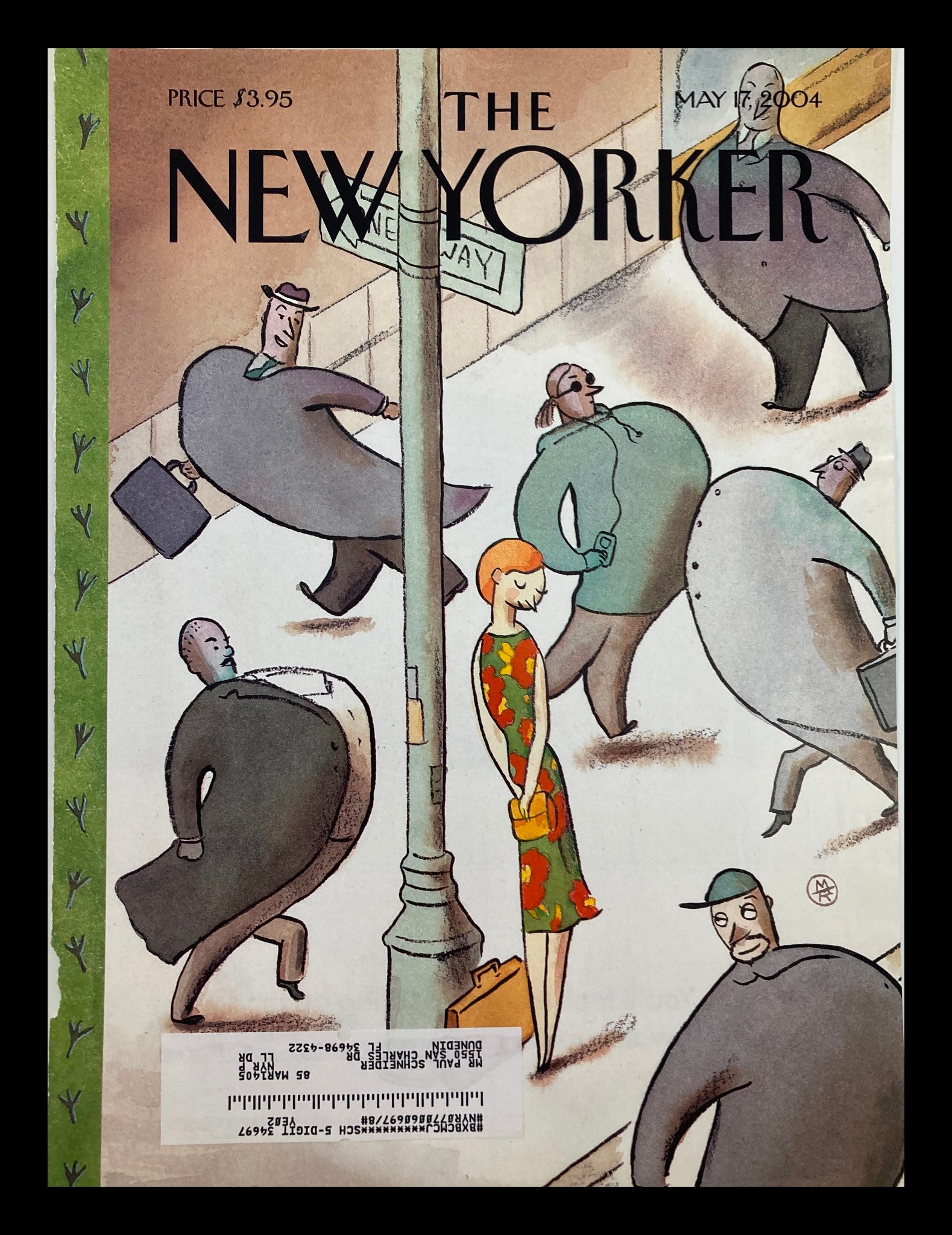 COVER ONLY The New Yorker May 17 2004 Spring Ritual by Marc Rosenthal