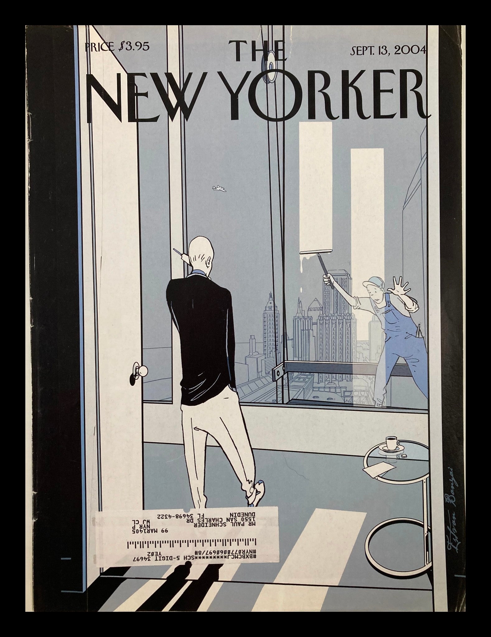 COVER ONLY The New Yorker September 13 2004 Deja Vu by Istvan Banyai